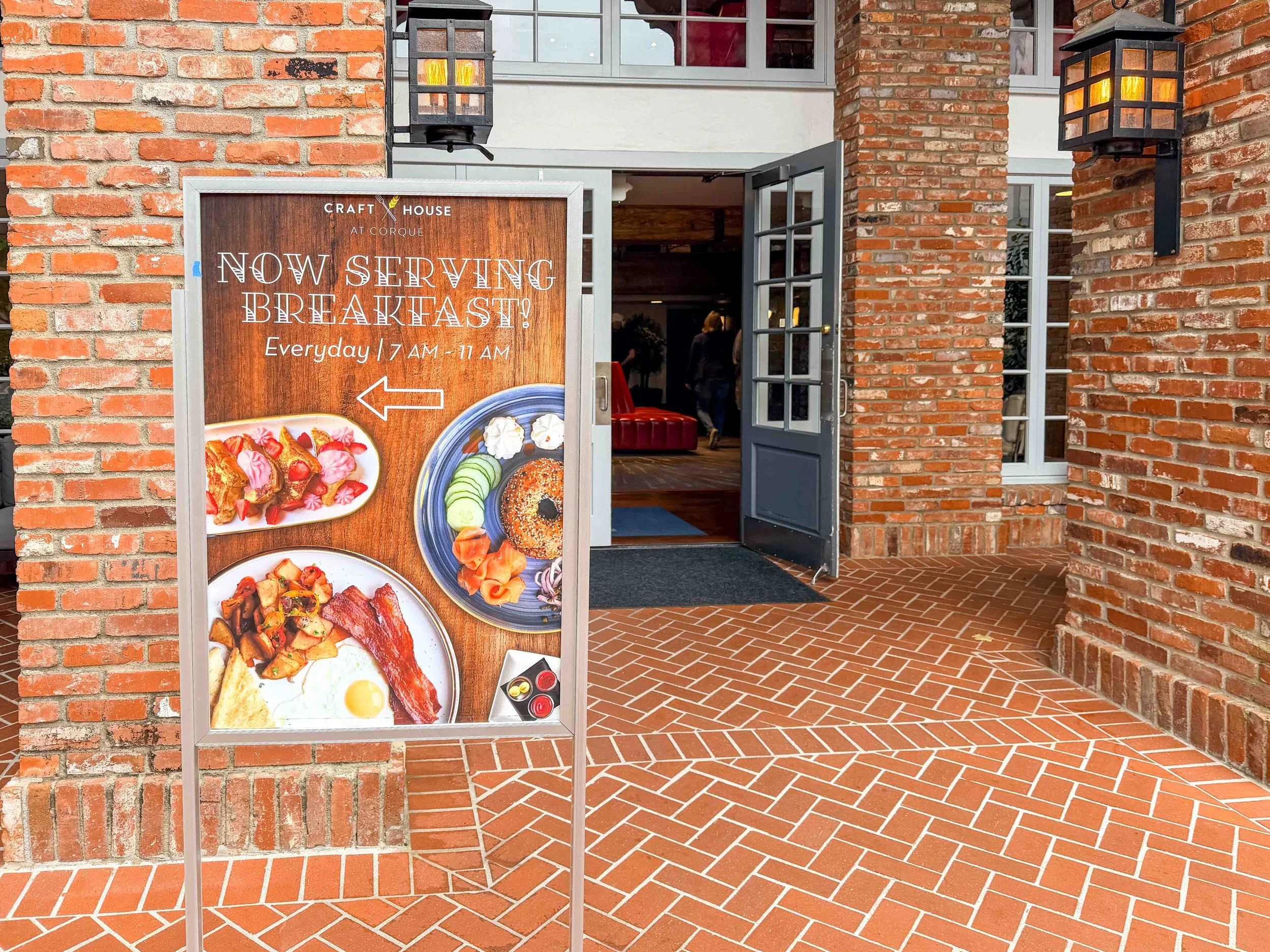 Craft House Breakfast Sign