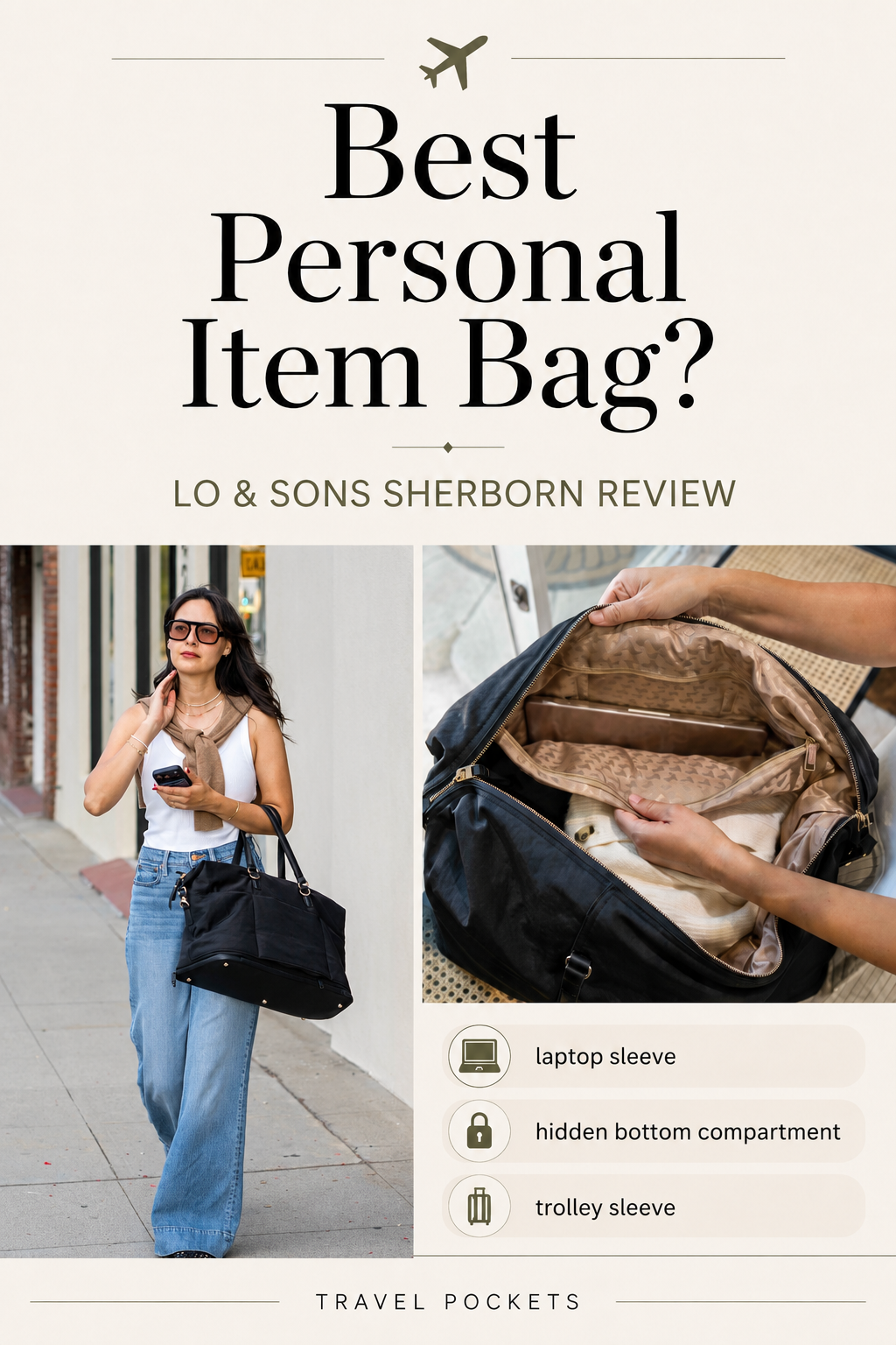 Personal Item Weekender Sherborn
