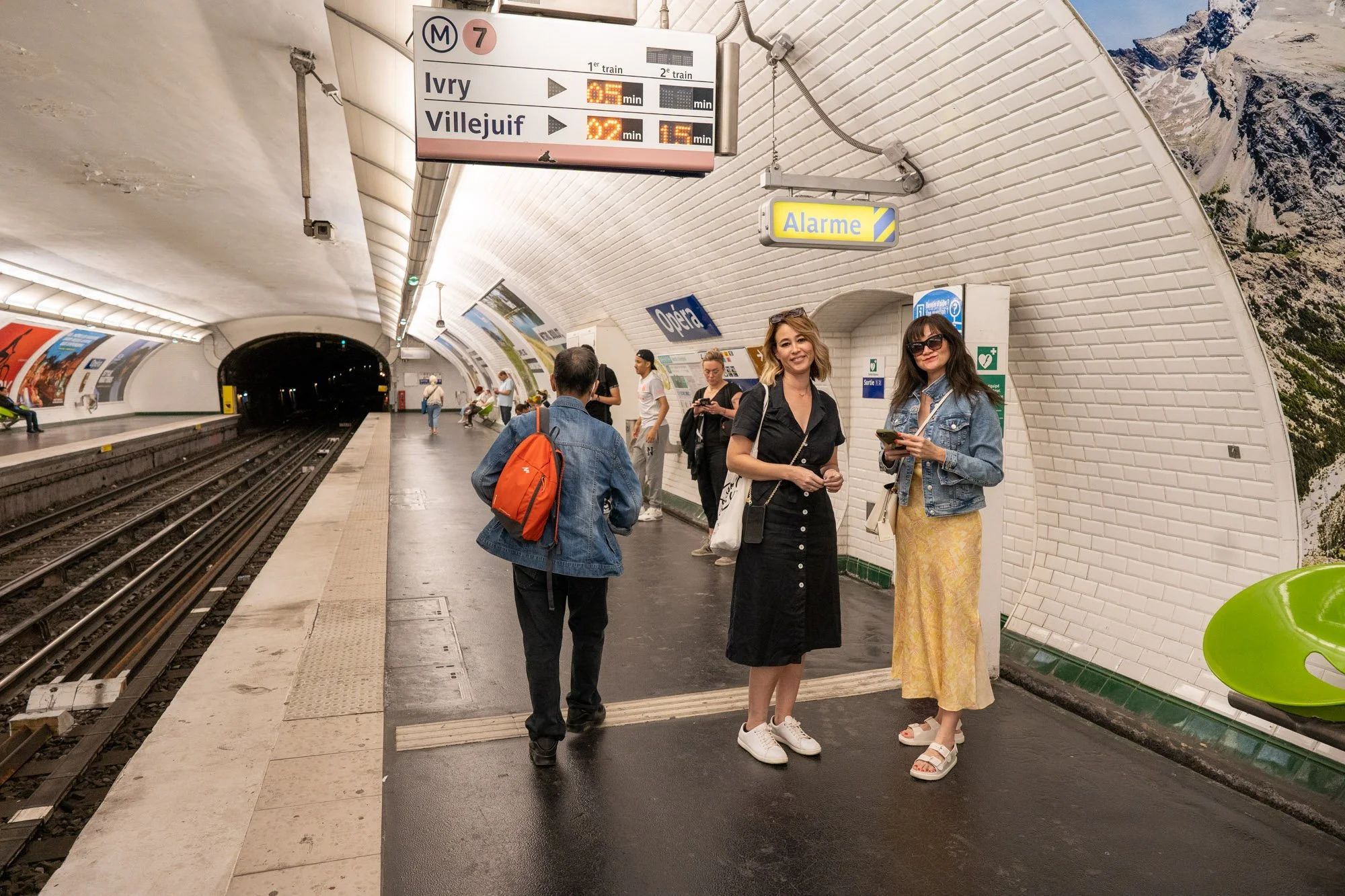 Subway station in Paris