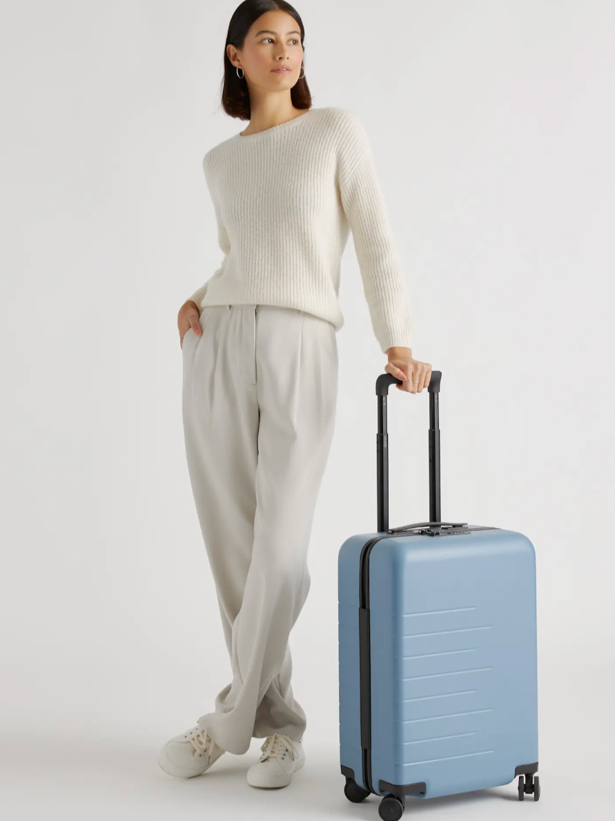 Quince Carryon Suitcase Baby Blue
