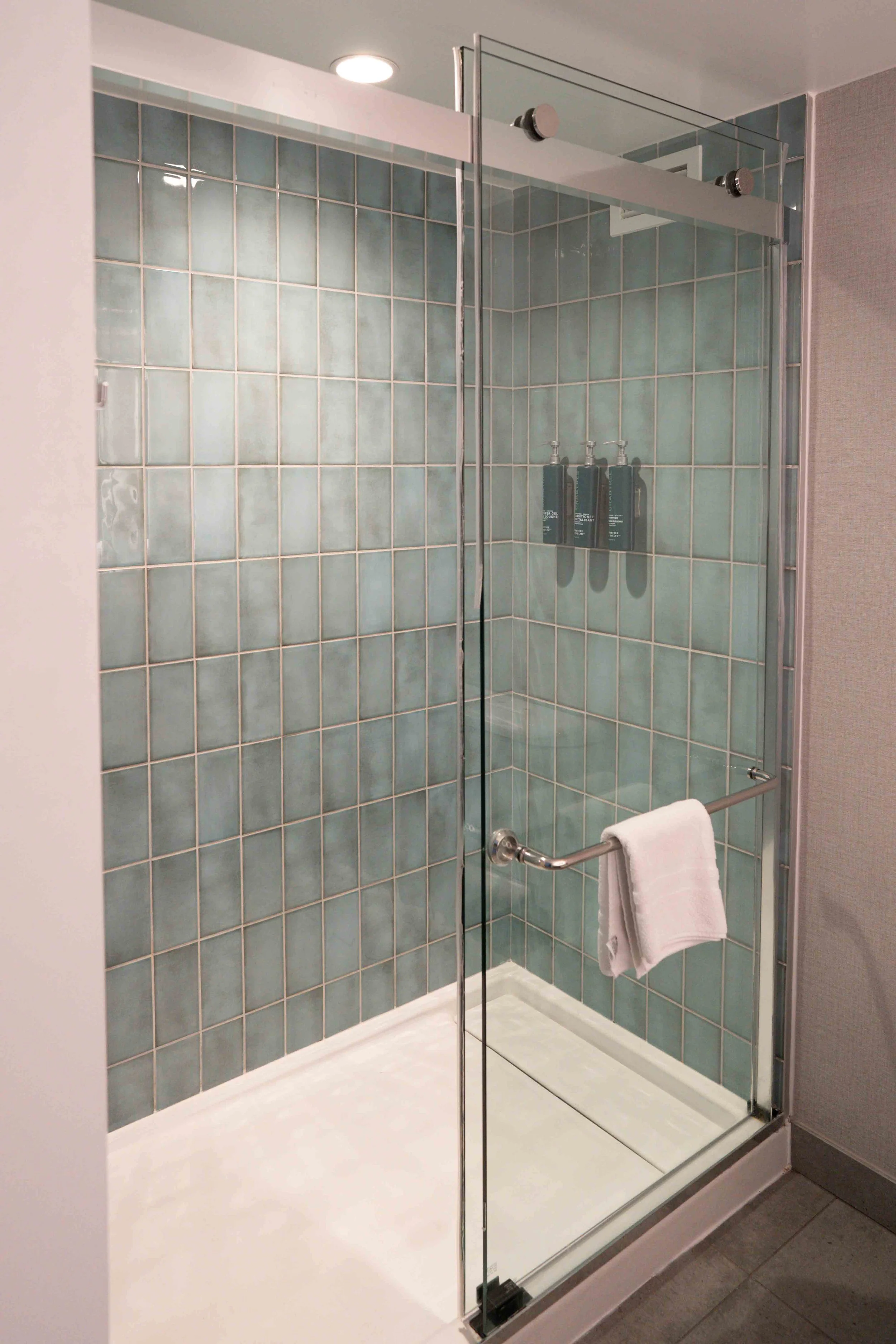 Hilton Culver City Walk-in Shower