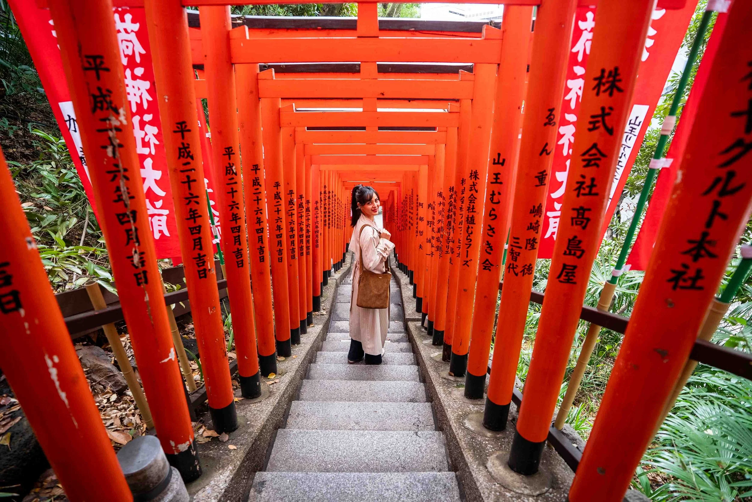 Walking Down Hie Shrine