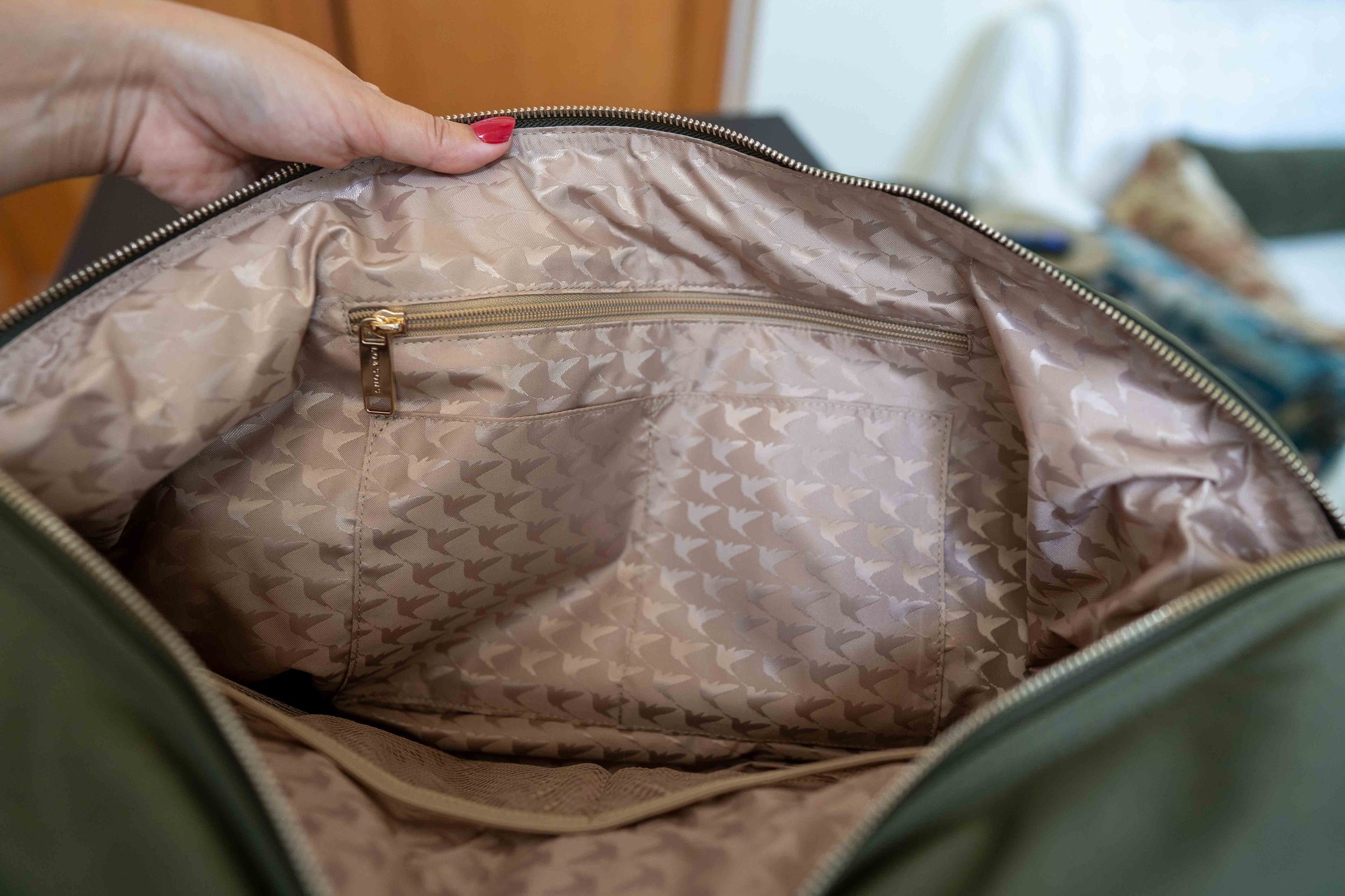 Sherborn Weekender Bag Interior Lining