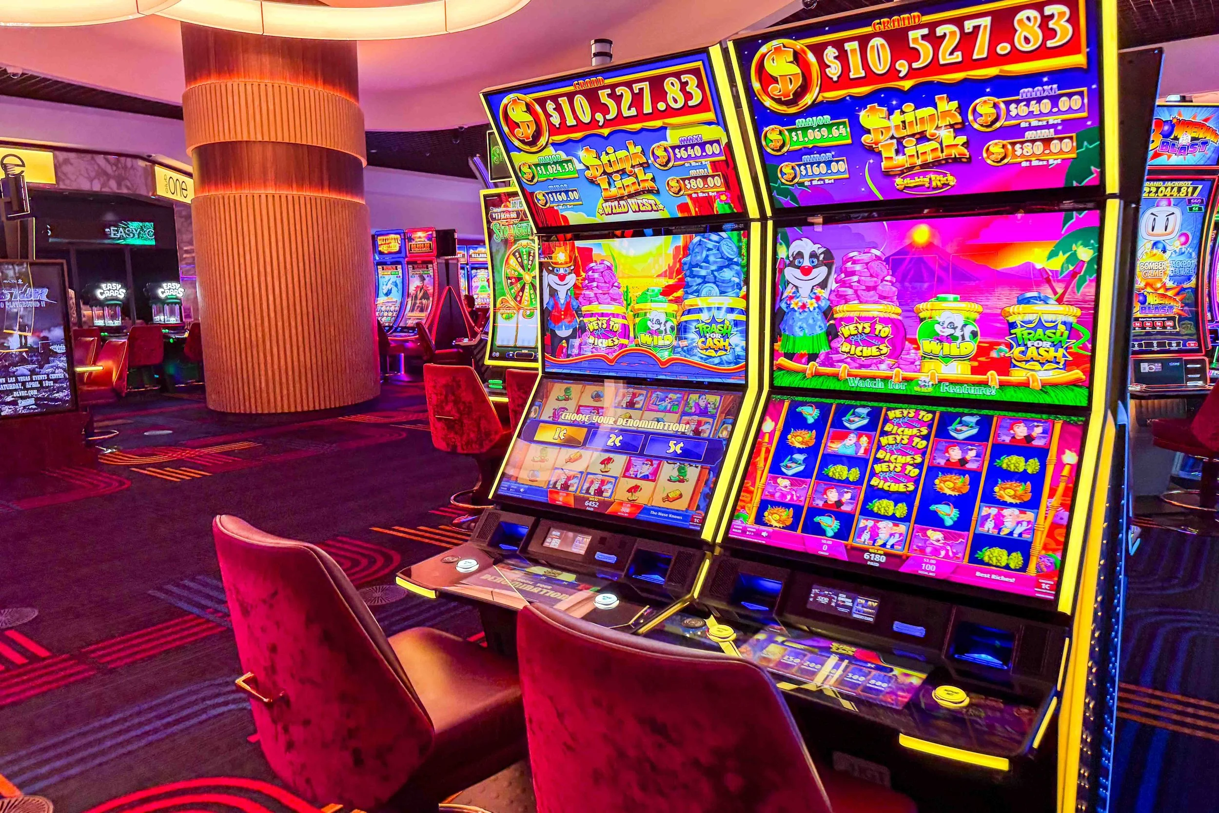 Slot machines at Circa Vegas