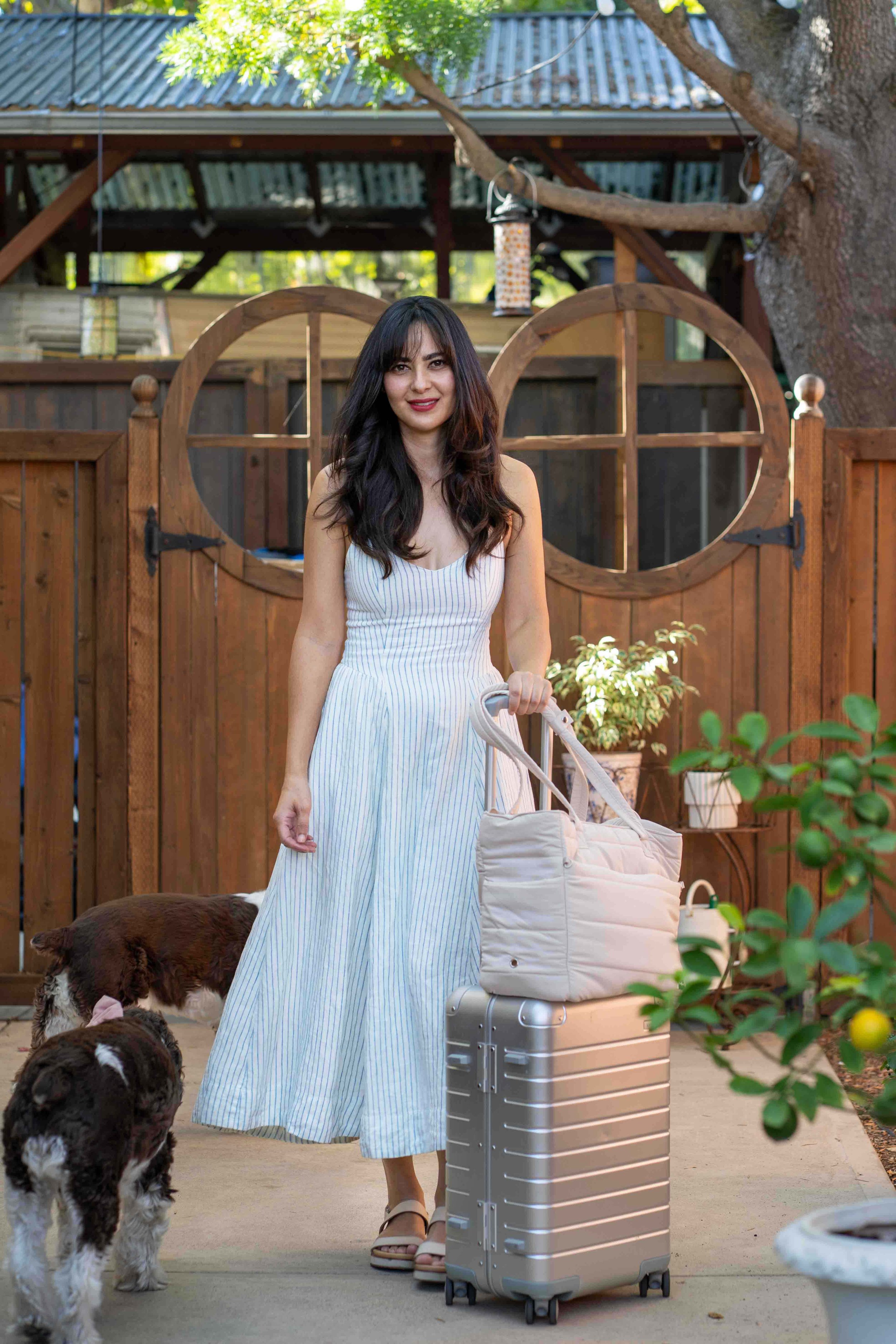 Rubyloo Puffer Tote for travel