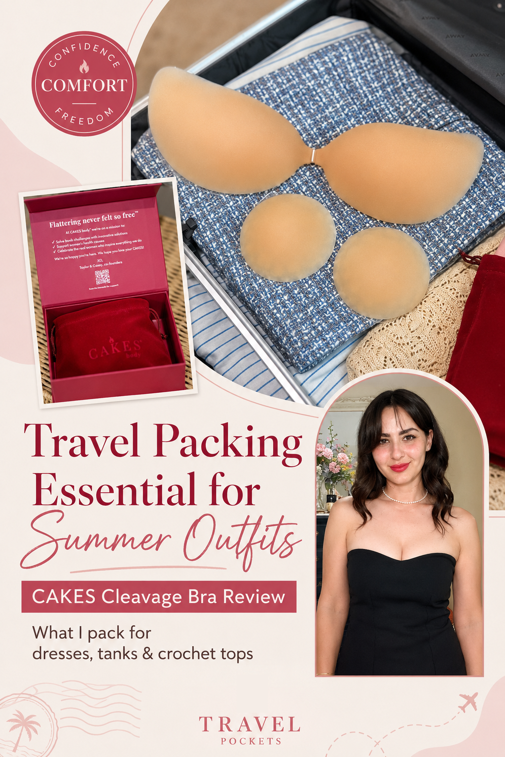 Cakes Cleavage Bra Minimal Packing