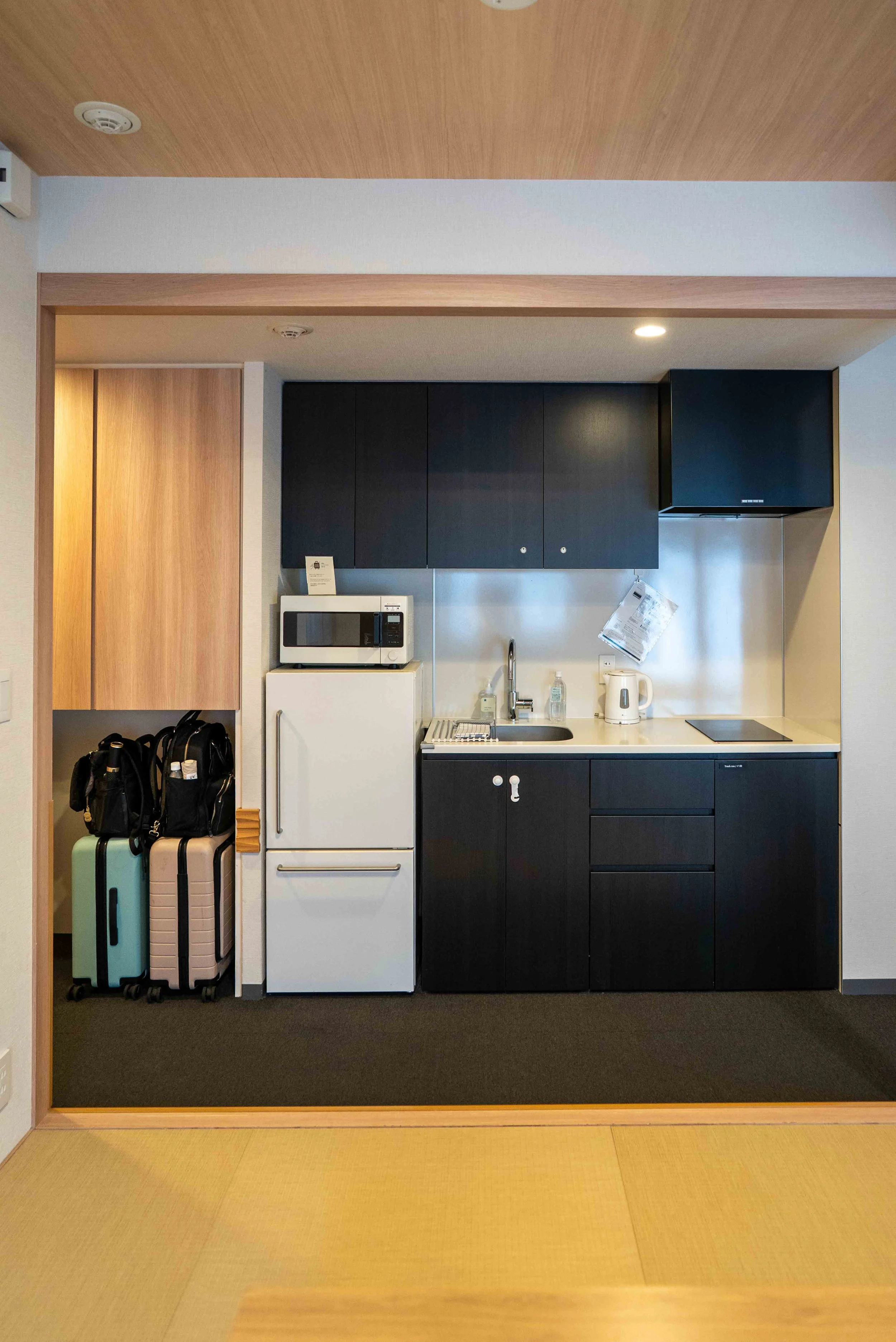 closet next to the kitchen