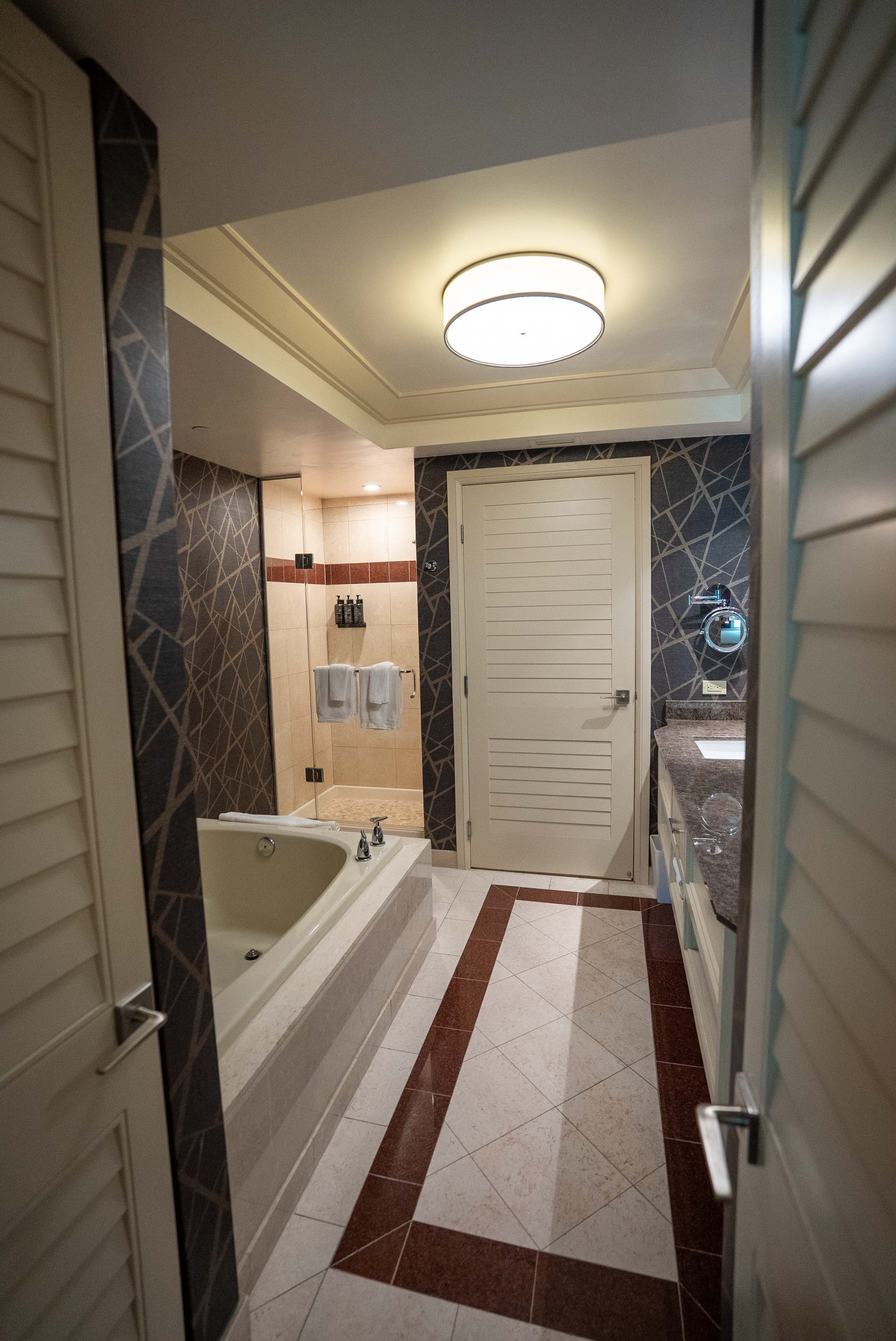 Very nice bathroom at Mandalay Bay