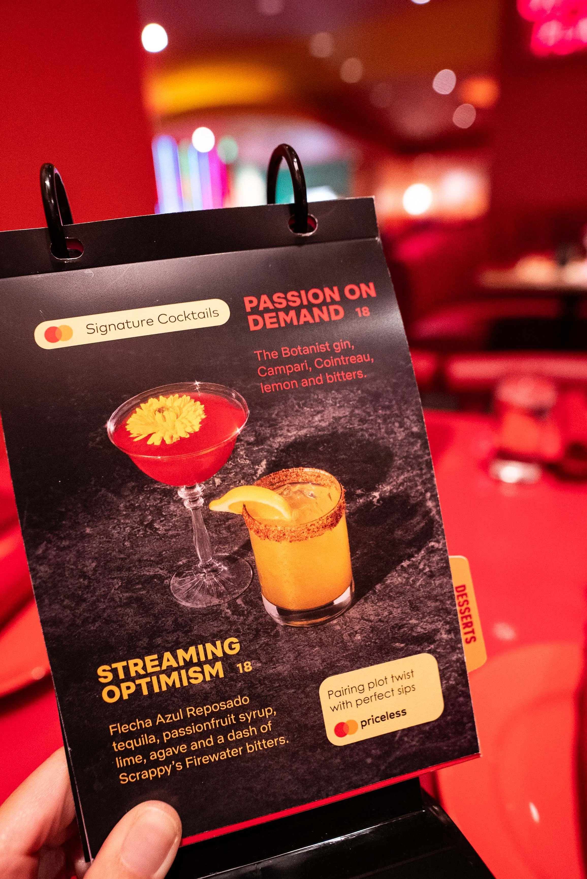 Streaming Optimism tequila cocktail