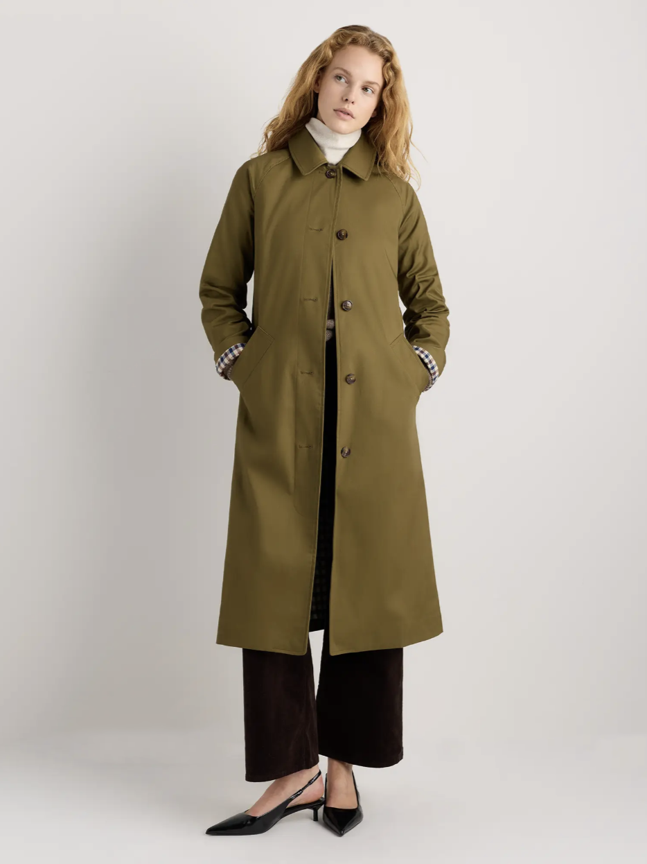 Quince Comfort Stretch Mac Coat