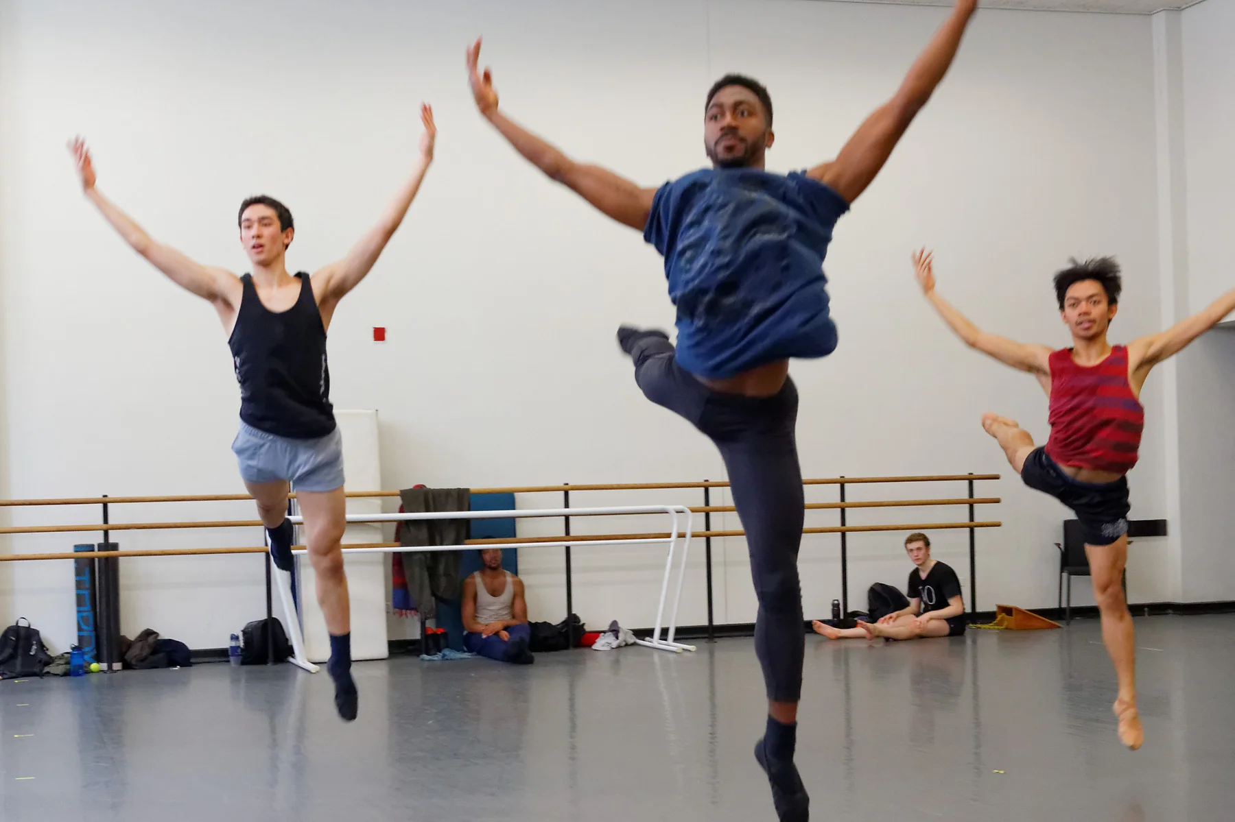 Men's Advanced Ballet Class, Juilliard School of the Arts