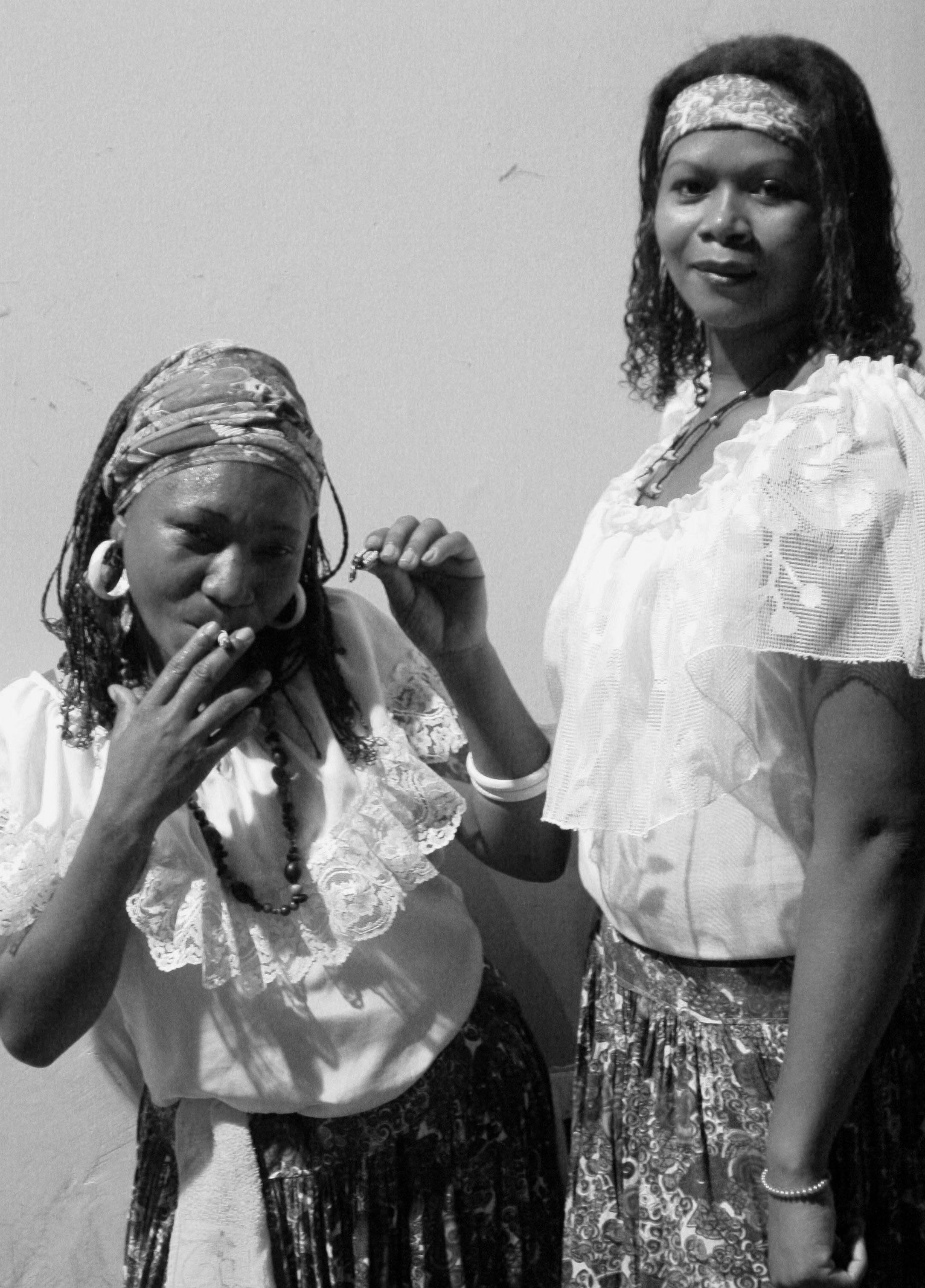 Tambor da Crioula dancers, historical city center, Sao Luis