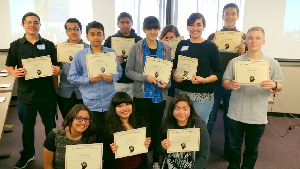 Participants of the Las Vegas Brain Bee 2015!