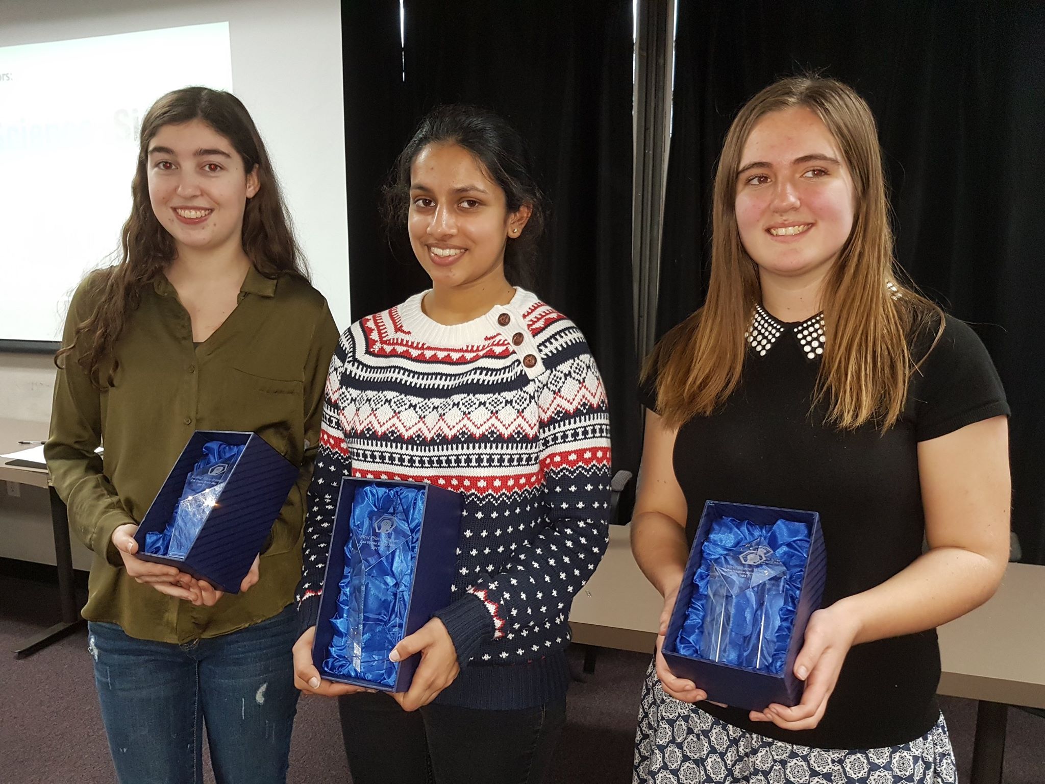 Congratulations to our three winners: Taylor, Sona, and Lucia.
