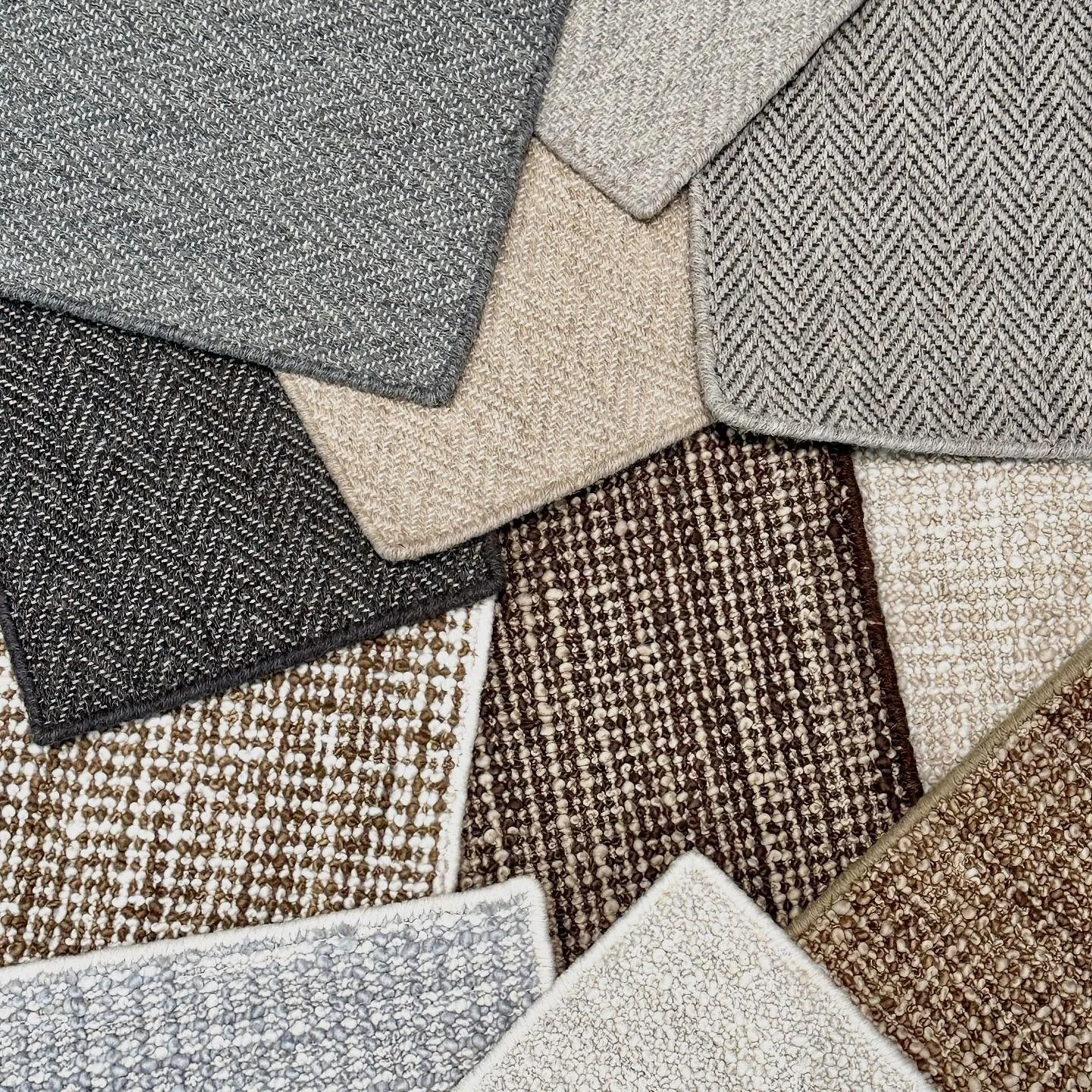 Stanton's hand-loomed rugs showcase exceptional variety. The Piedmont's plush loops and Zambezi's geometric patterns bring warmth and style to any room. We're excited to introduce these two stunning sample collections to our showroom. @stantoncarpet