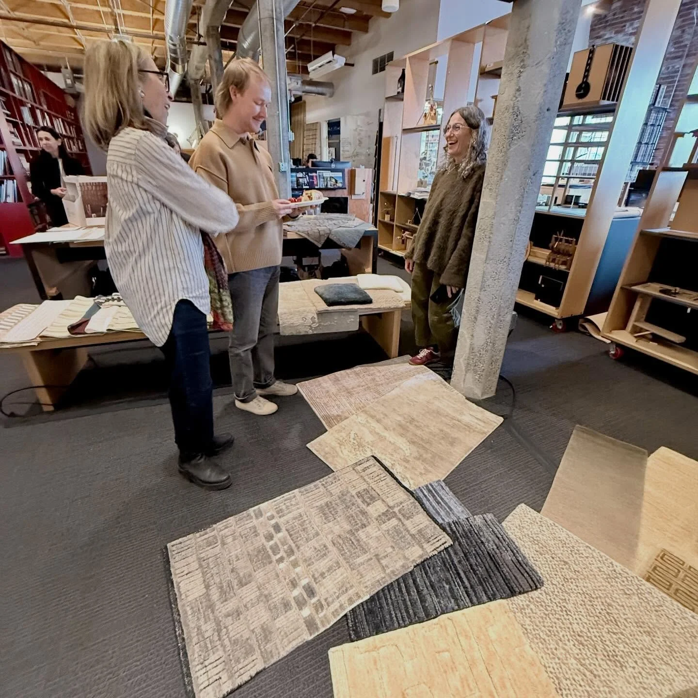 Thank You @olsonkundig for having us today! Always a pleasure sharing rug samples with your amazing team!