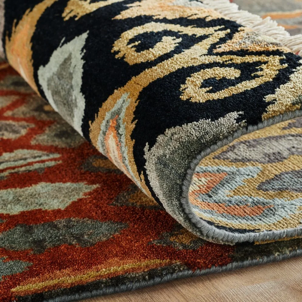 These Artisan designs are bold and vibrant! Perfect addition to your home to add some color and life! Samples can be viewed at our Seattle showroom. @kalatyrug