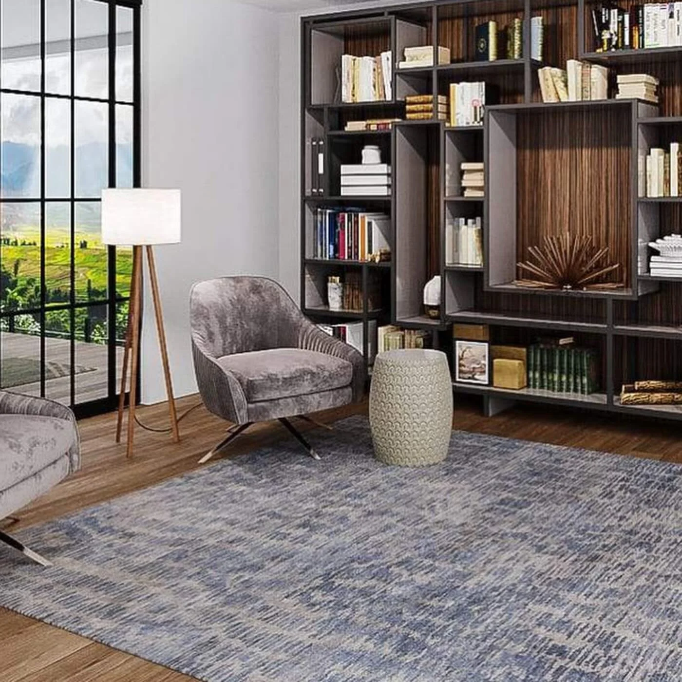 The Billow collection brings subtle tonal shifts to your space with natural earthy contrasts on canvas. This wool rug complements any room's style perfectly. We carry couple different hue samples at our Seattle showroom. @tufenkiancarpets
