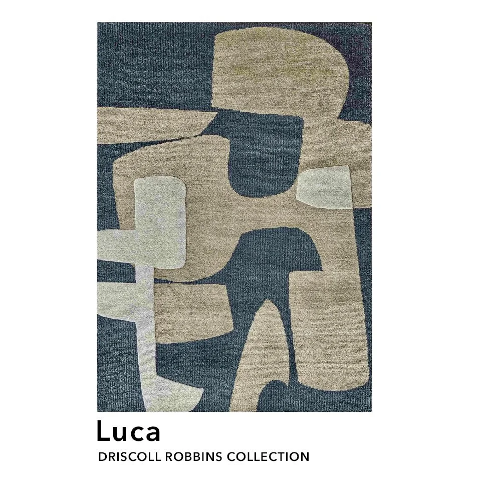 Say hello to Luca, our newest geometric design, available in multiple colors. This fun and plush rug showcases unique creative shapes and a thick wool pile, making it ideal for walking or sitting in your room. Bring home the Driscoll Robbin's latest 