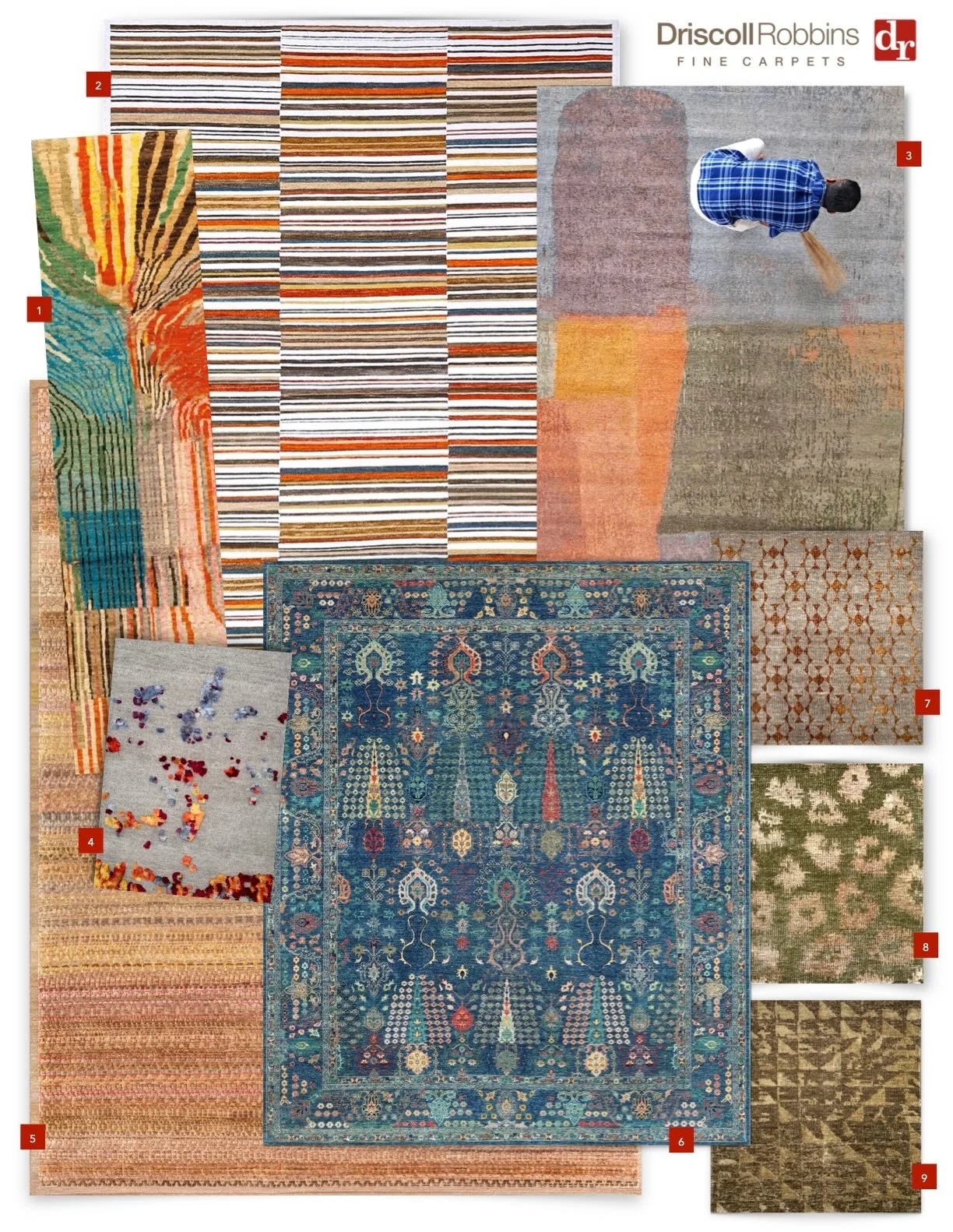 June in Color! We have the most colorful options around! Take a look at some of our favorite colorful rugs in store with this month&rsquo;s Newsletter.