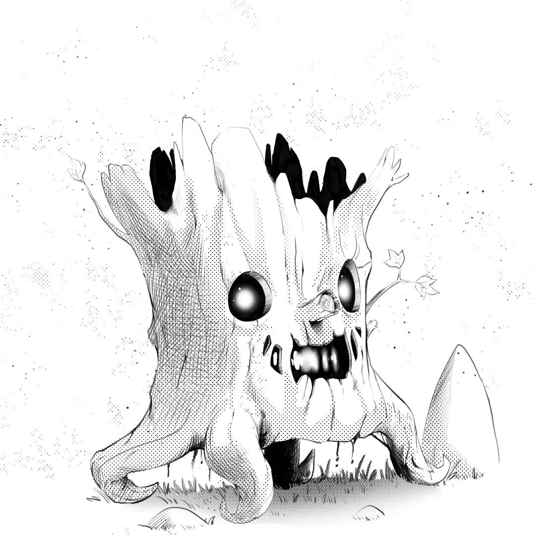 Day 28. &quot;Leaves&quot;
I never played maple story but one of my friend said it looked like a tree from maple story. 🍂🍁🍂

#asactober #inktober #inktober2022 #inktoberchallenge #artober #artober2022 #digiralart #digitaldrawing #anime #animeartst