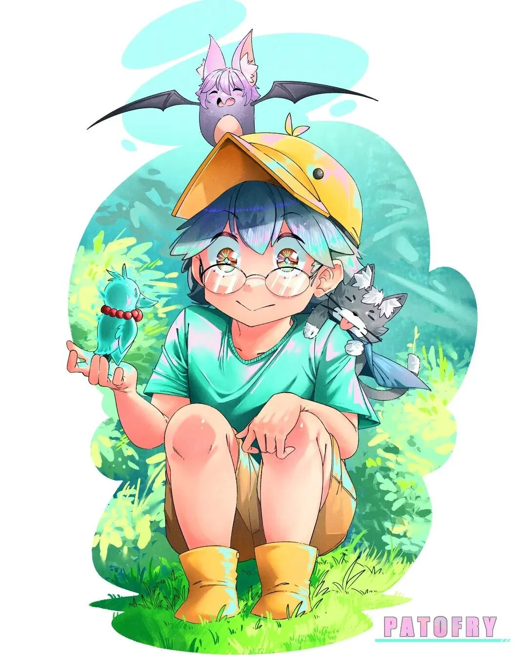 So earlier in the month I was a good friend of mine's birthday. A bunch of other artists and I got together and did what artists do! This is my contribution to that amazing day. I can honestly say it was one of my favorite pieces to work on because t