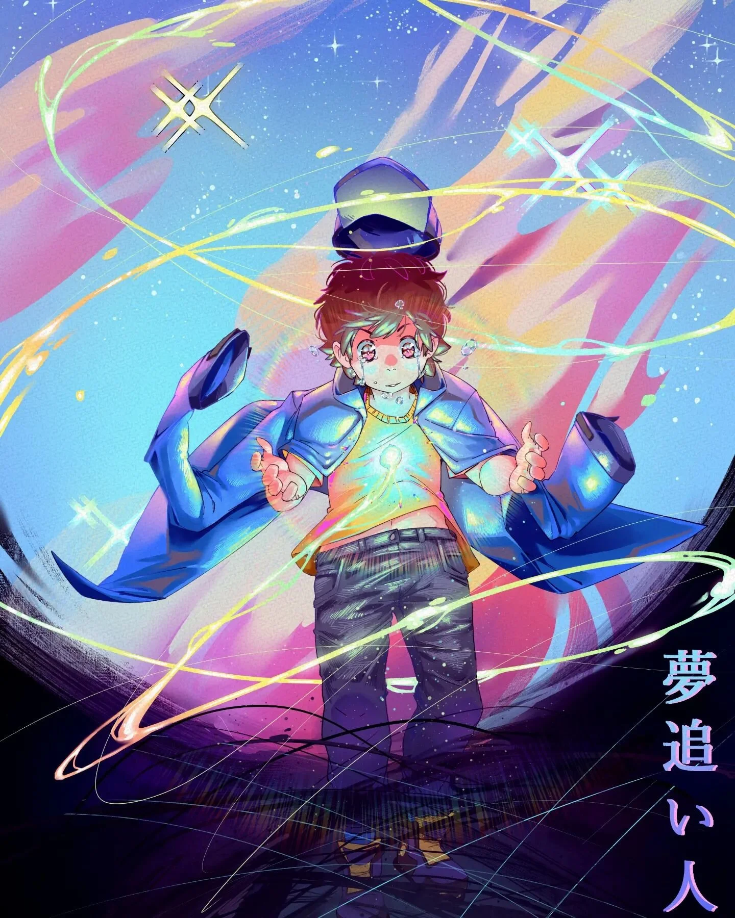 Yesterday was a good friend of mine's birthday. @cmanner_  he is such  a special person and deserves all the love and praise in the world. So I did this piece for him. I love you buddy and I am always cheering for you! 

#AnimeArt #animeartist #anime