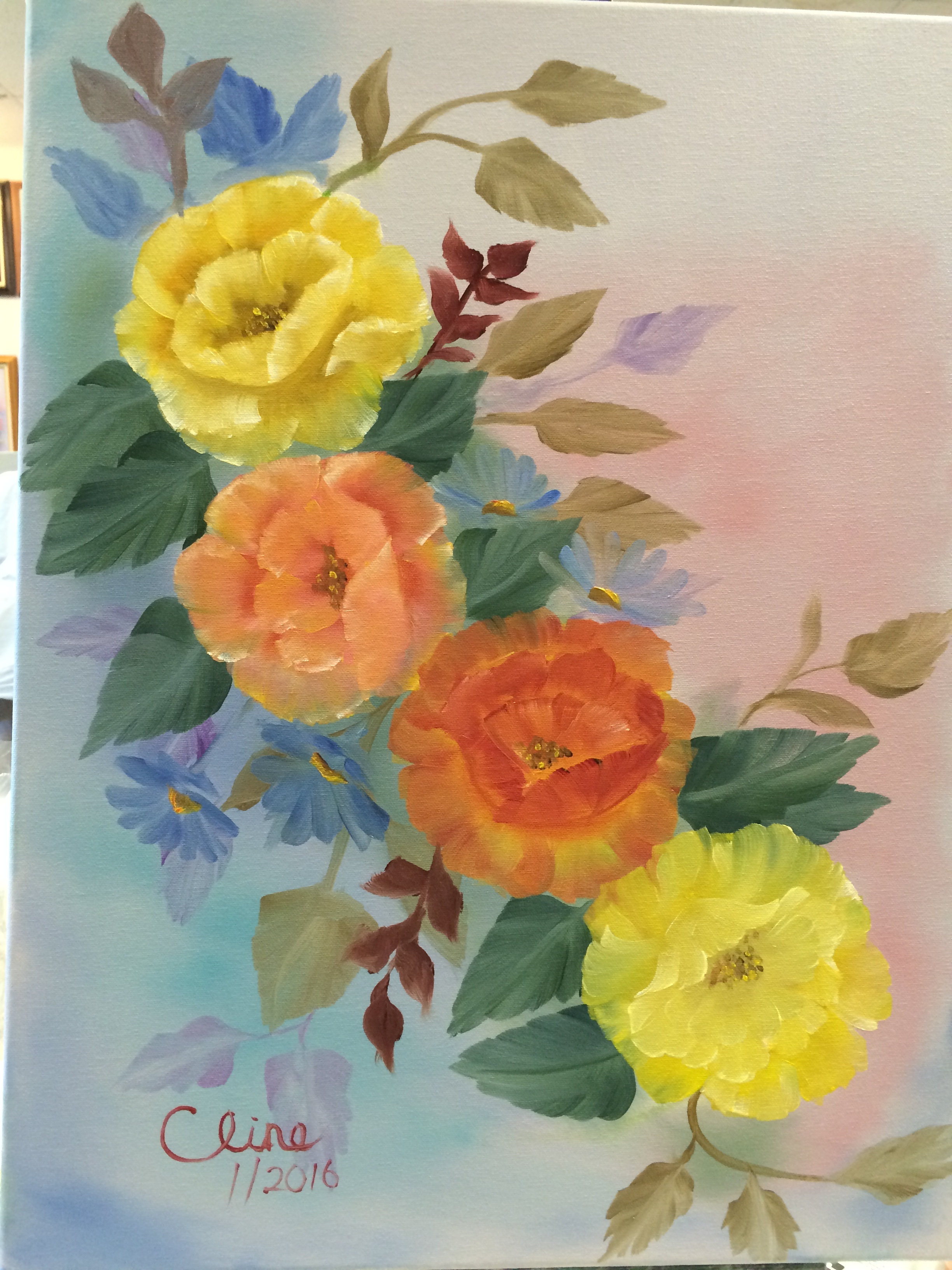 Yellow and Orange Roses