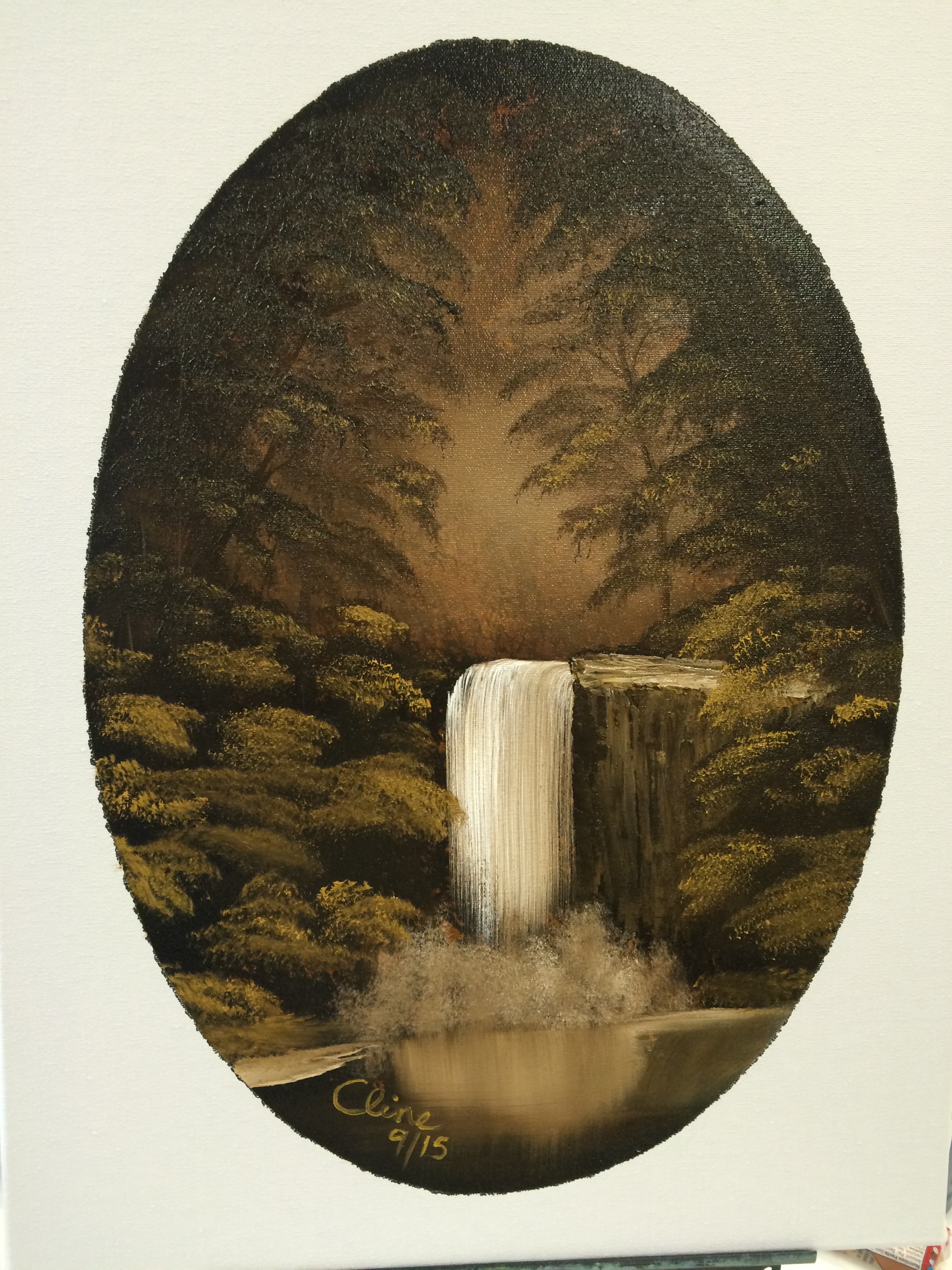 "Enchanted Falls Oval"