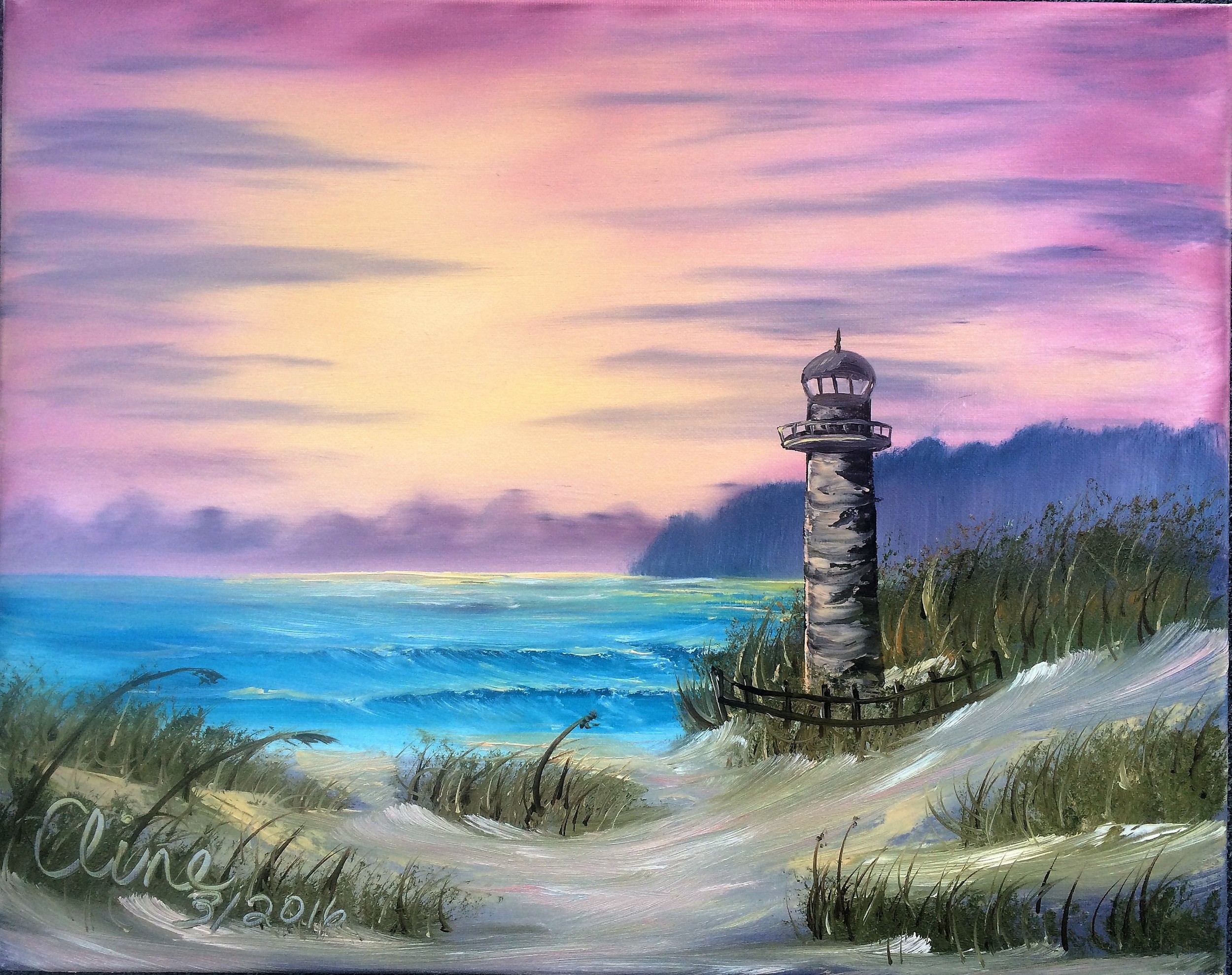 Seascape with Lighthouse 2