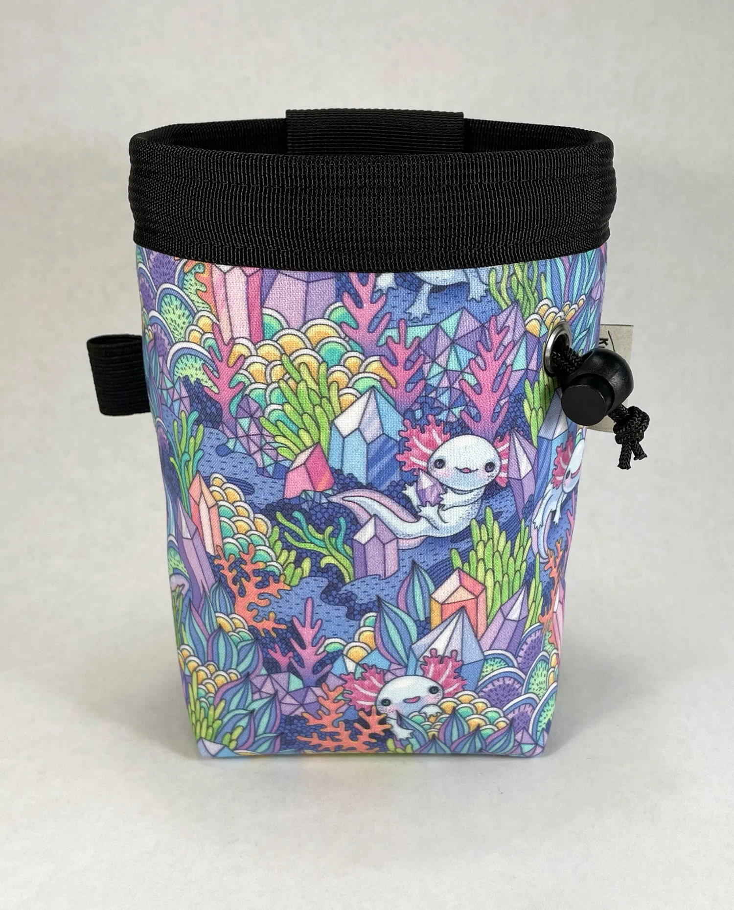 wake sapporo MOPS WAKE Chalk Bag ポーチ Axolotls & Crystals Chalk Bag — Knox Mountain Bags