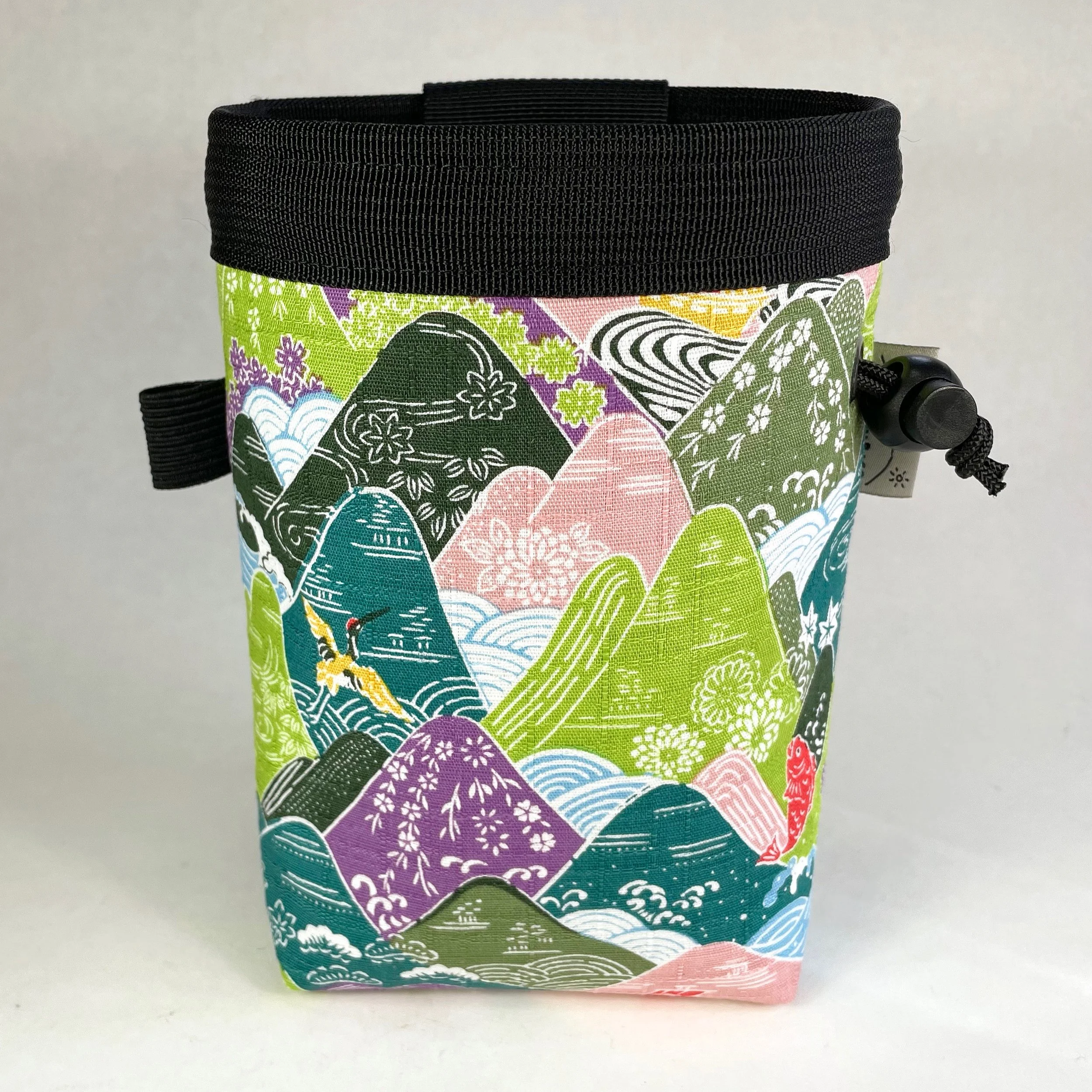 japanese mountains chalk bag