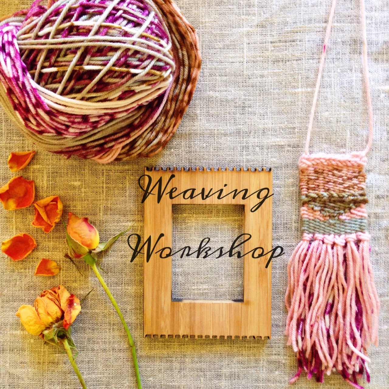 Have a stash of yarn you'd love to create something beautiful with? Weaving is a wonderful way to play with color, texture, and a variety of gorgeous yarn. In this workshop you will learn the basics of weaving by working on a small beautiful project. The skills you learn can be applied to larger projects and will launch you into a new creative endeavor. So, if you are still holding out hope on a handmade holiday join me at Yarn Shop Santa Cruz to make a cute mini weaving. This workshop is designed to be a break from rushing in ever direction. A pause to sit with some other nice people, focus on just one thing and complete a sweet mini weaving that is a perfect gift for someone special. I’m extra excited about this particular workshop because we will be surrounded by inspiring yarn and I am giving everyone a mini wooden loom to create on and keep! No experience necessary, all materials included. Come out and make with us. Sign up here!