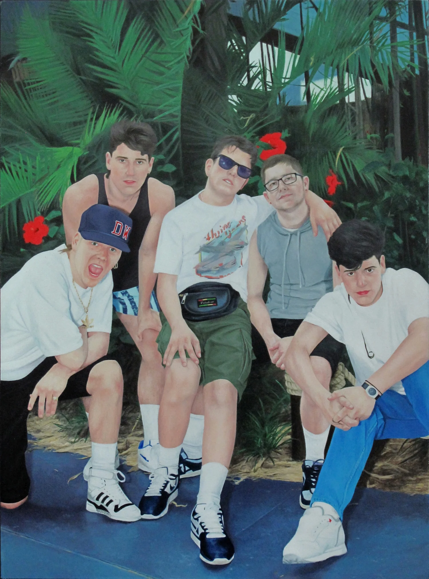Summer Shoot V, 2015, oil on canvas panel, 11” x 8”