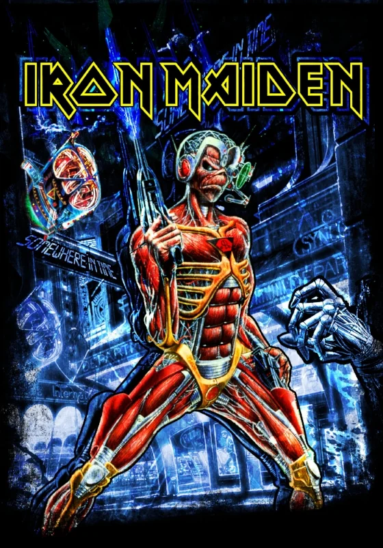 Iron Maiden - Graphic Somewherein Time