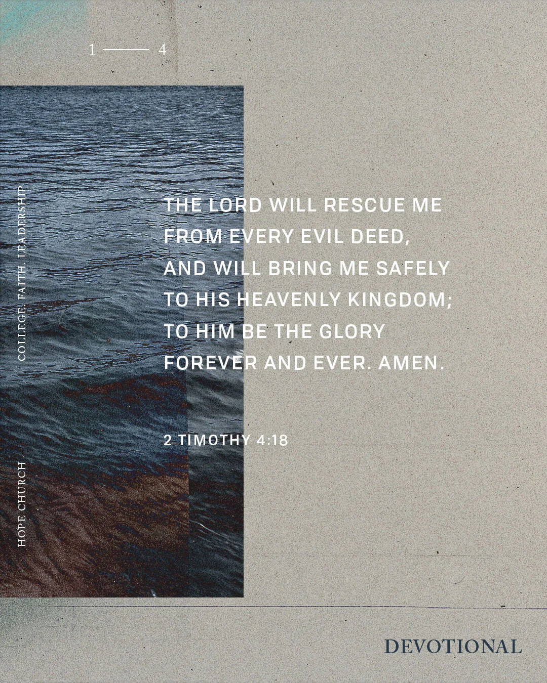 2 TIMOTHY DEVOTIONAL | Hope Church