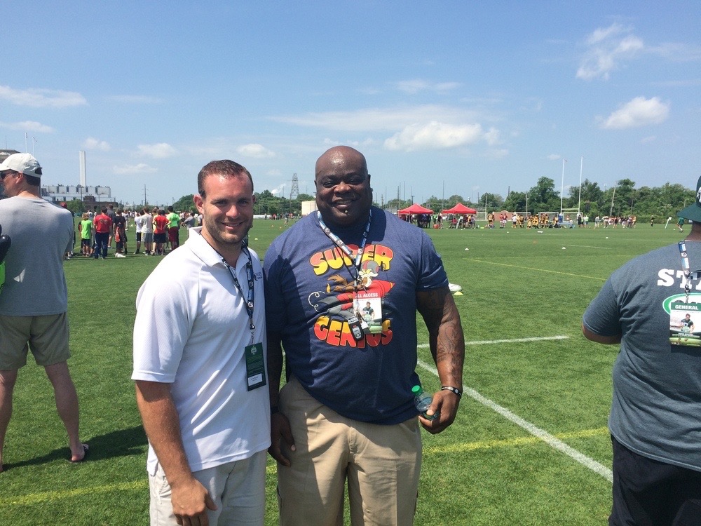 Dr. Jim with former Philadelphia Eagle, Hollis Thomas, CRC 2015