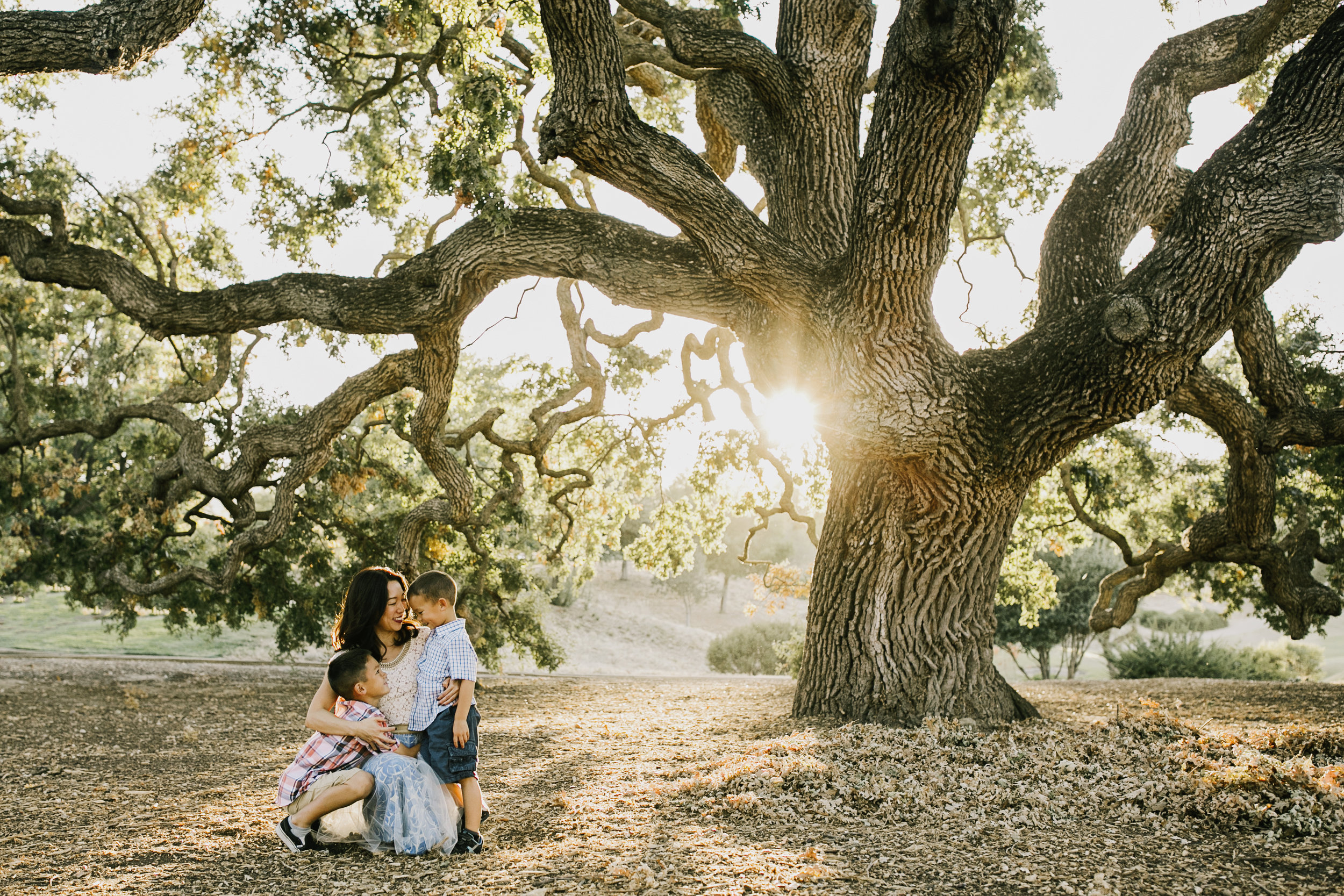 Bre Thurston Photography | San Francisco Bay Area Family Photographer | Outdoors on location with mom and her two sweet boys