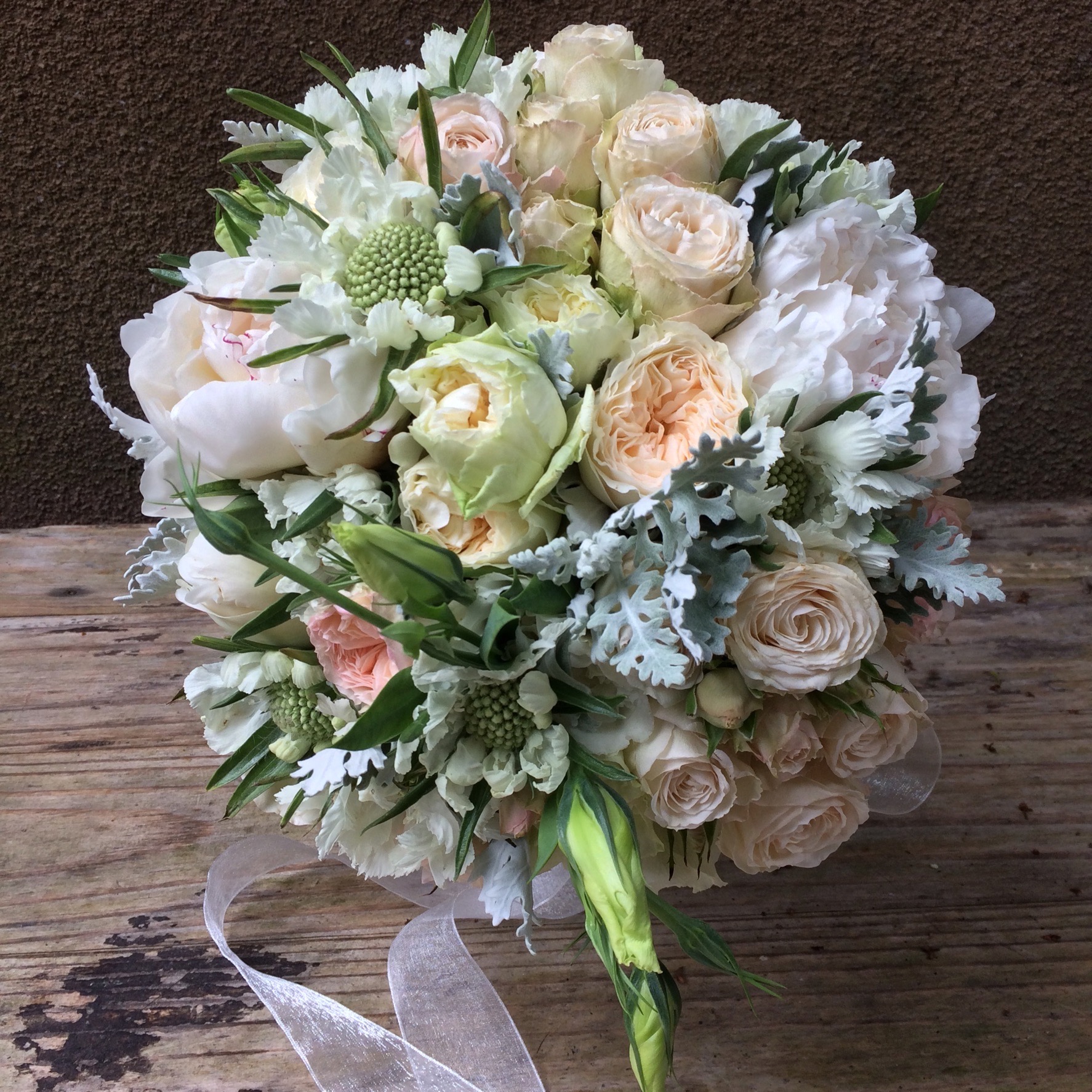 Bridal bouquet, DavidAusten:Peoony:Scabiosa.jpeg