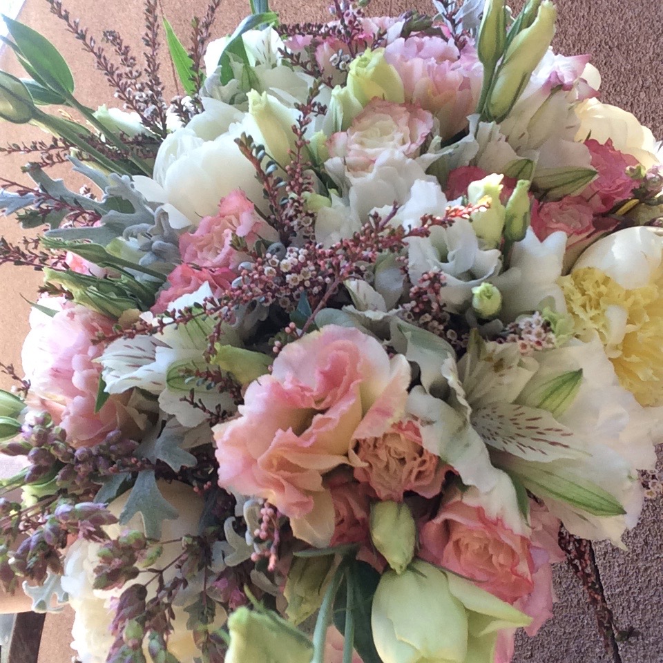 Bridal Bouquet, Pink Lisi:White Peony:Calcynia.jpeg