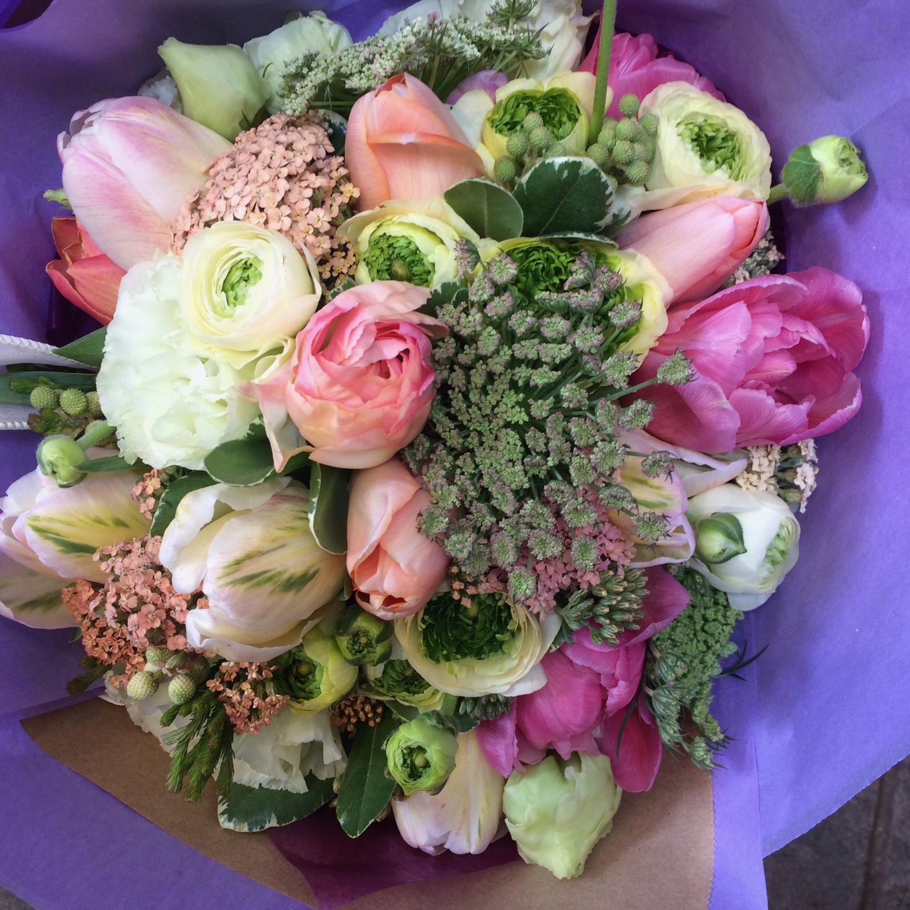 Bridal Bouquet, Pink, Libretto Tulips:Ranuncs.jpeg