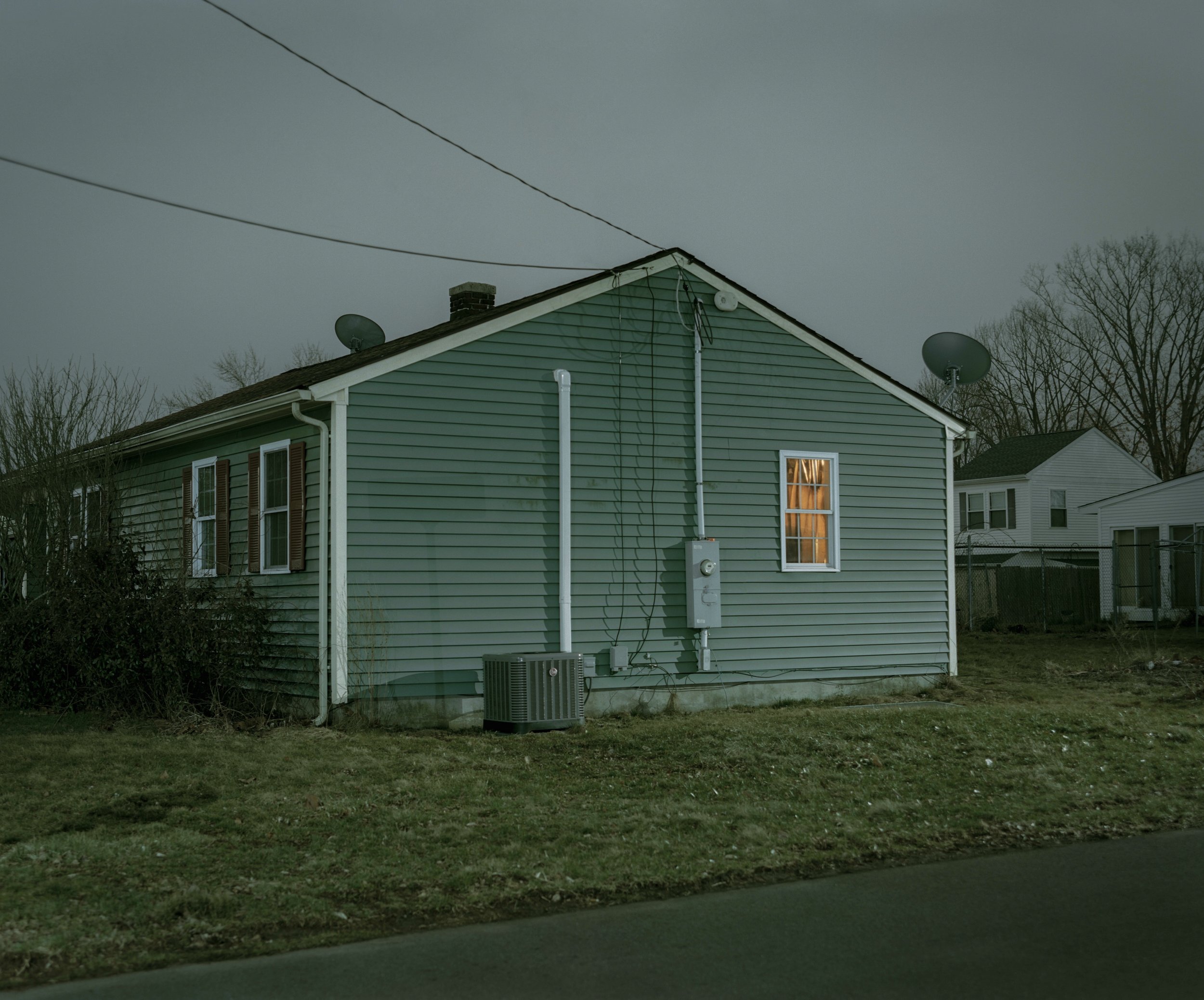 House At Night I, Berlin, CT