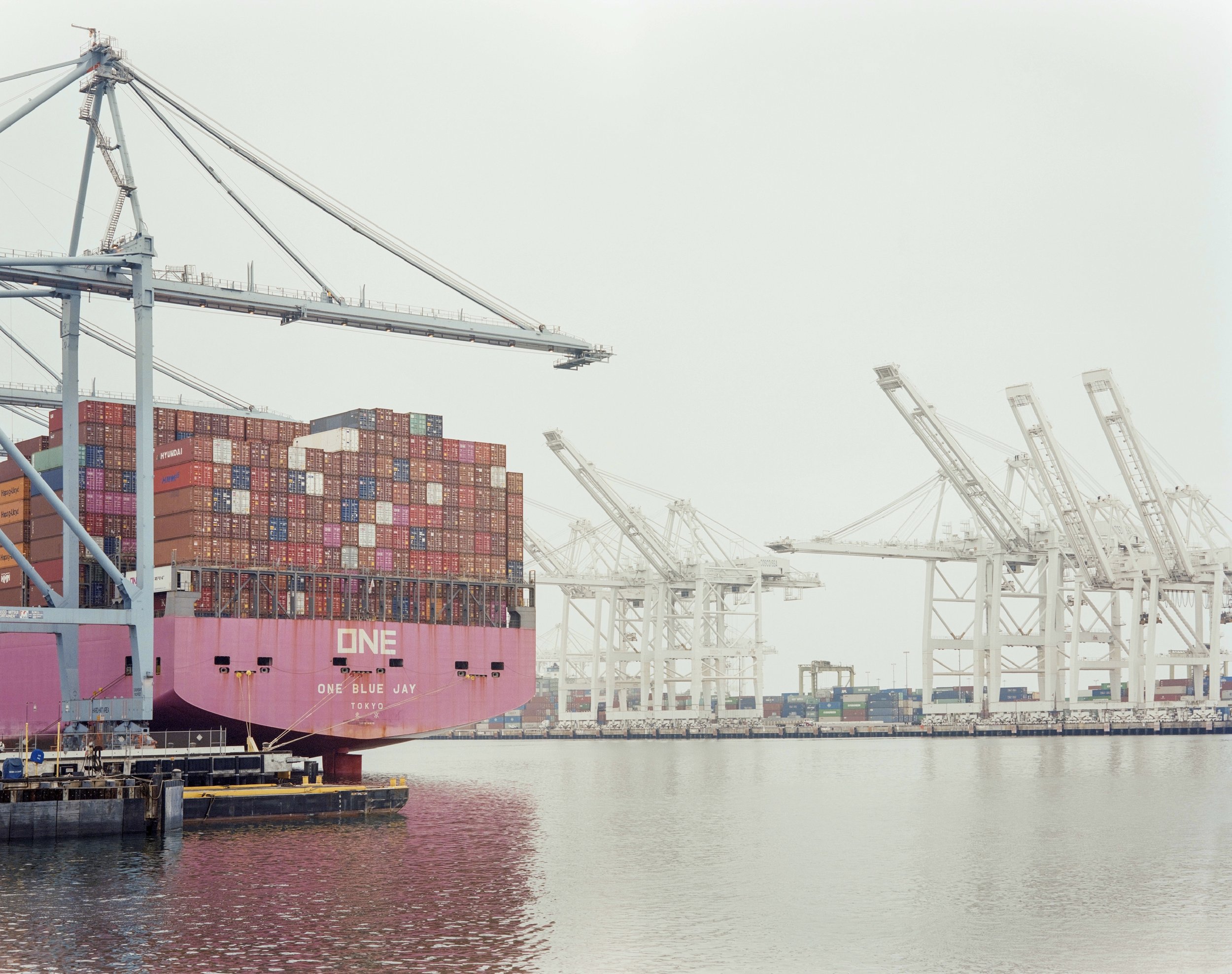 One Blue Jay Tokyo Container Ship, San Pedro, Los Angeles, CA