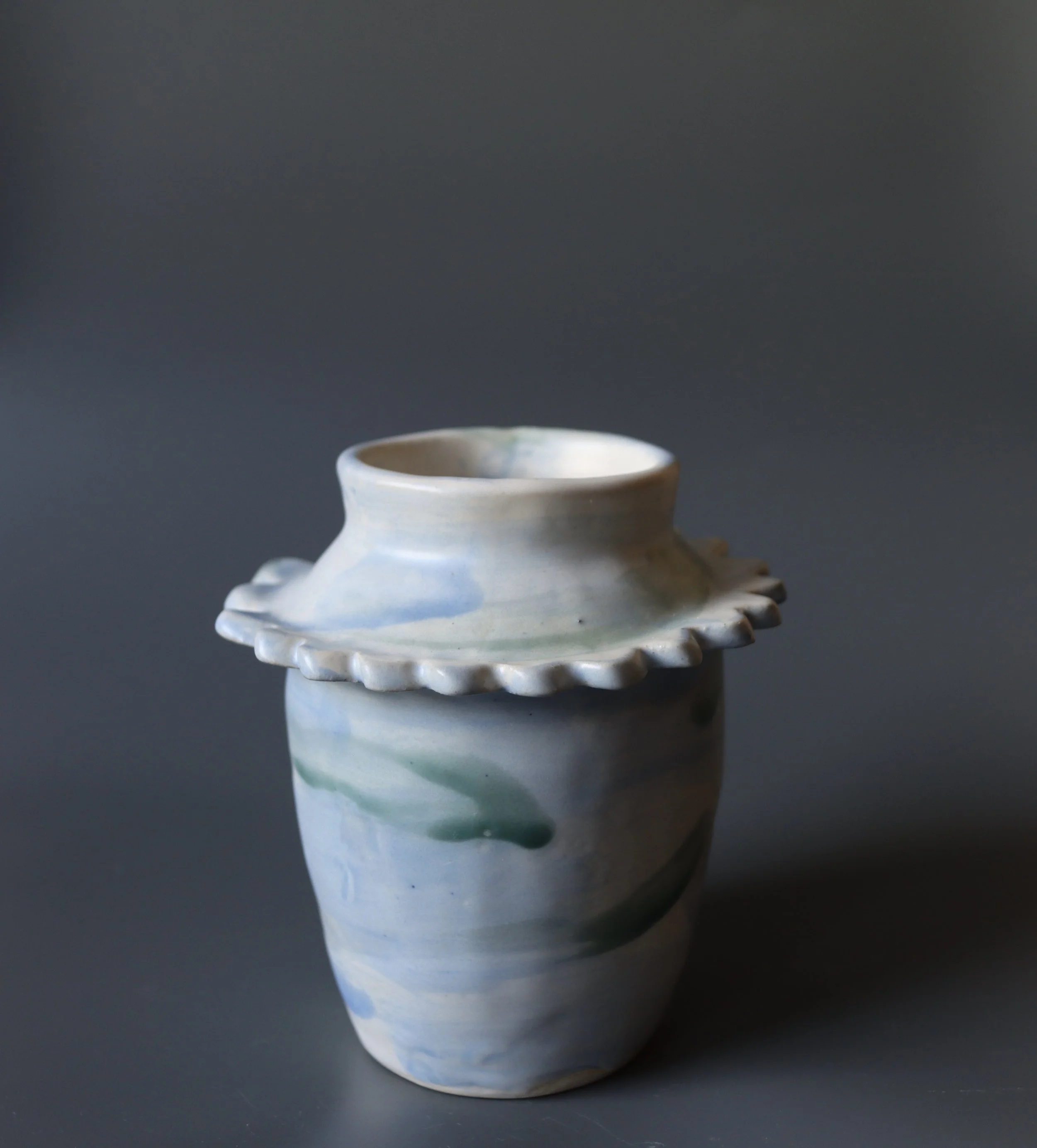 Sea Scape Scallop Vase