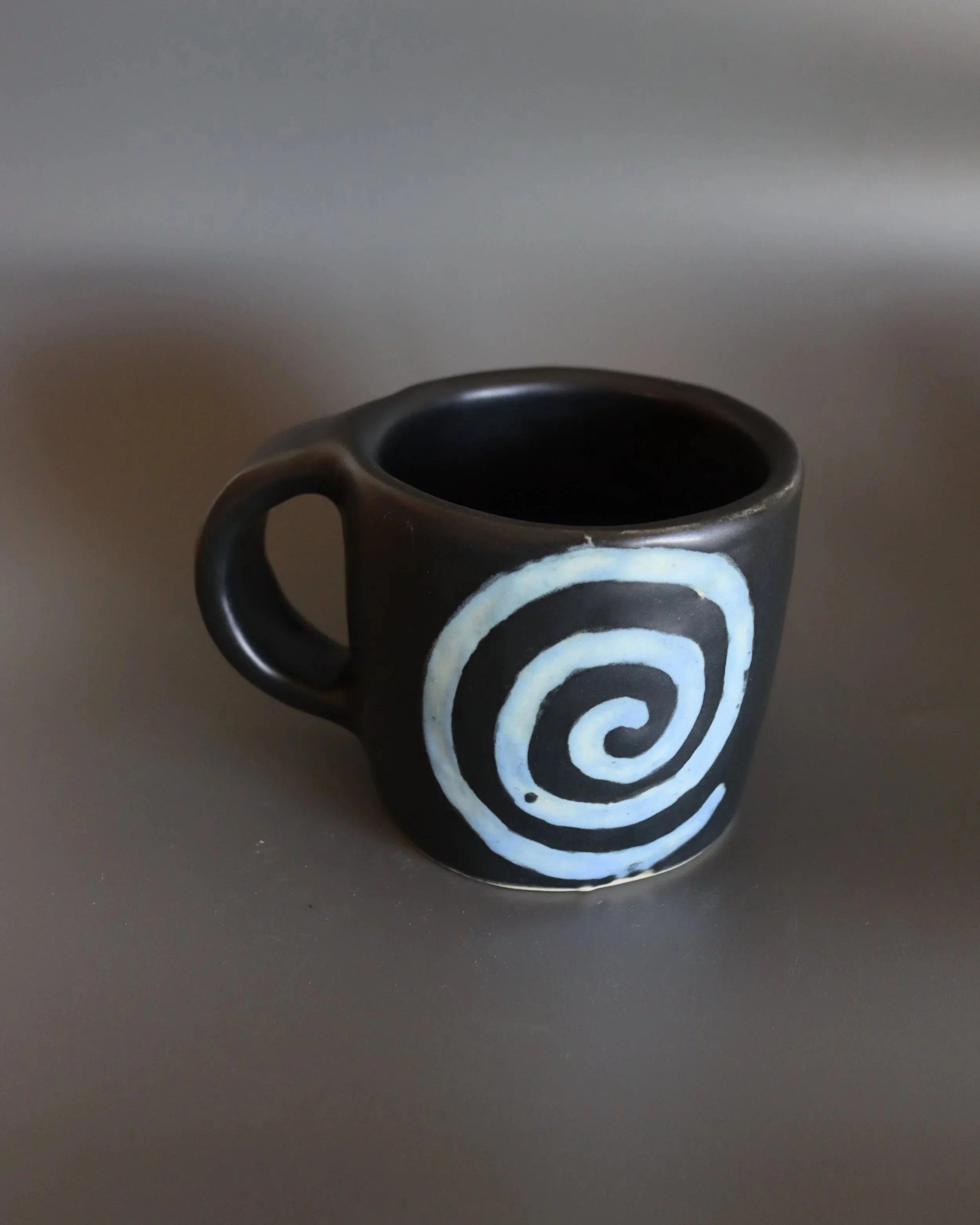 Blue Spiral Mug
