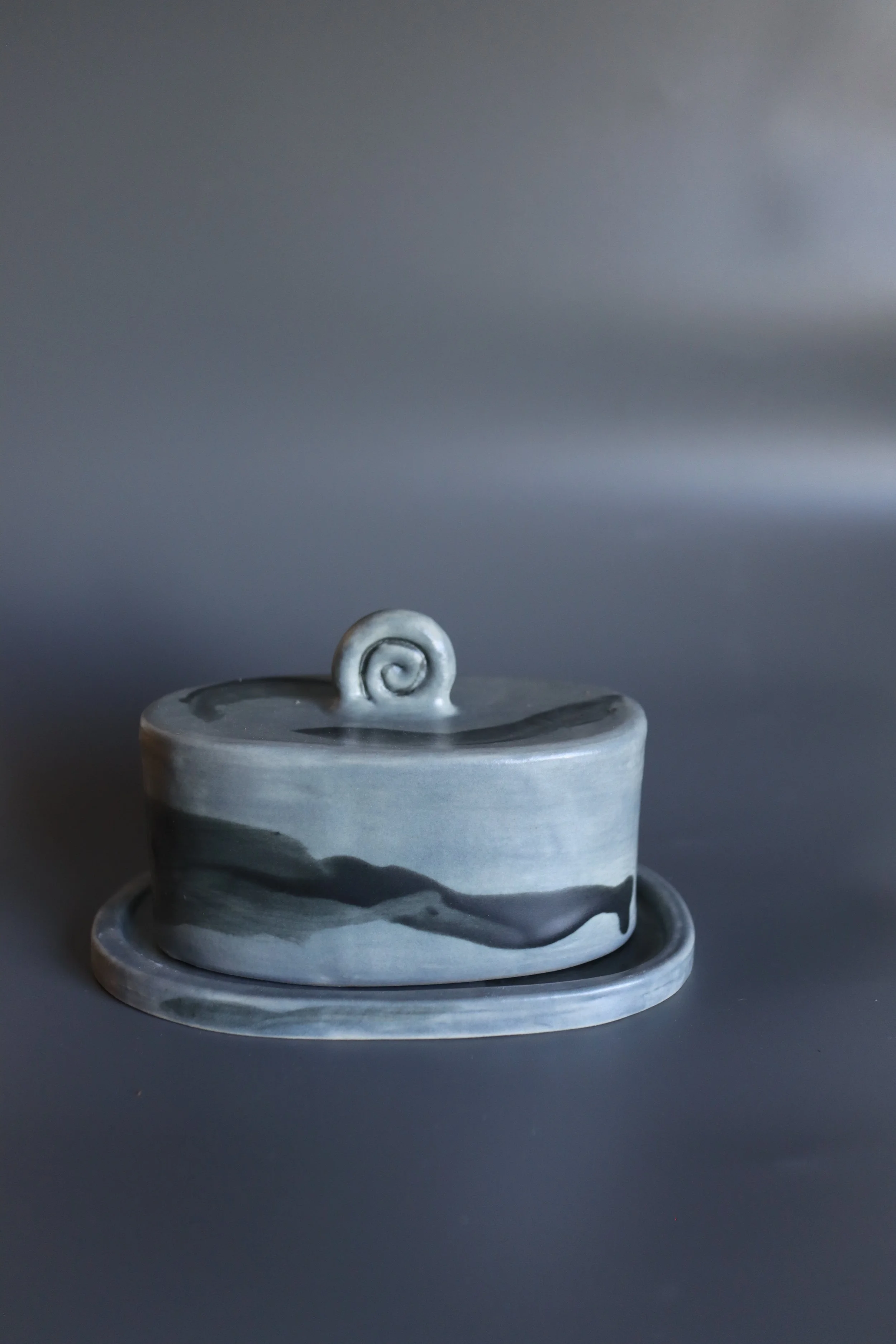 Spiral Butter Dish