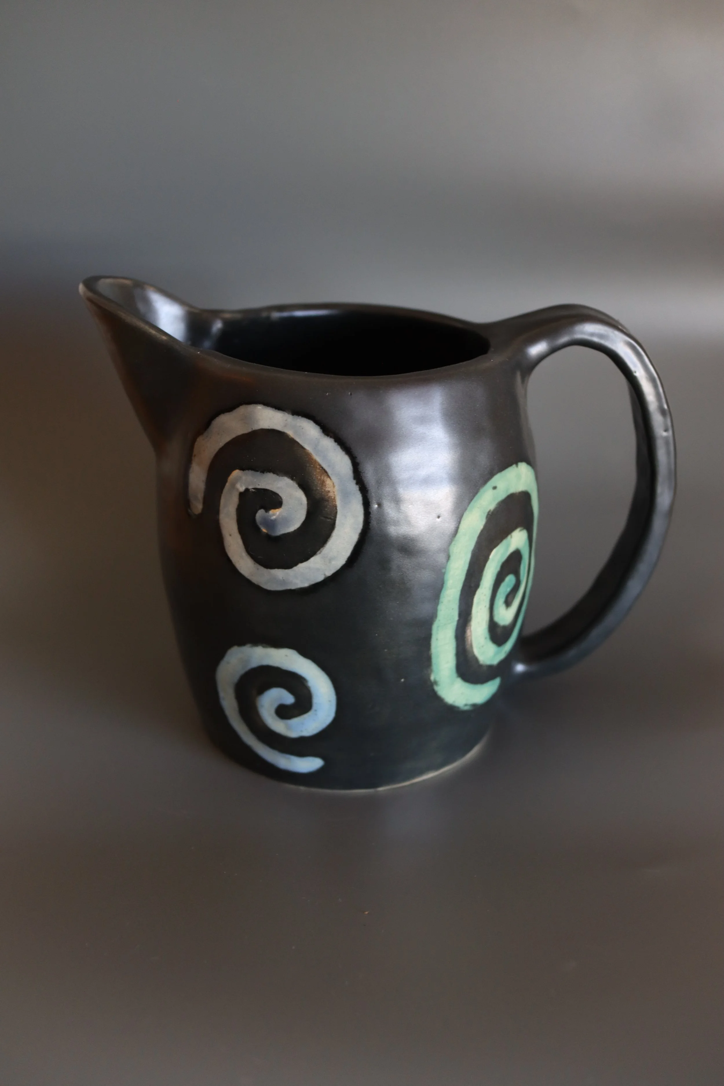 Multicolor Spiral Pitcher