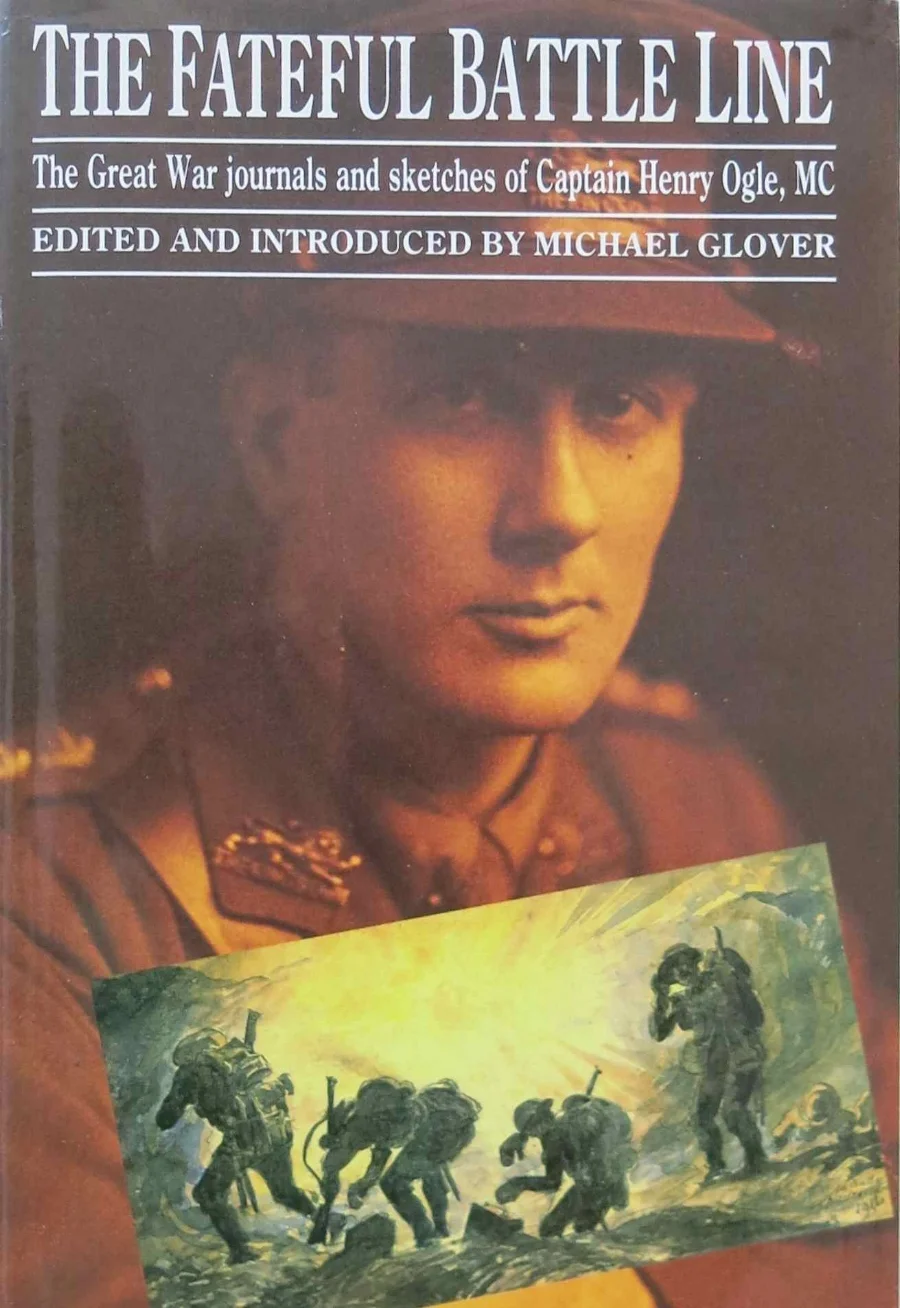 It's the same Henry Ogle. His journals mention his time at the Liverpool Merchants Mobile Hospital at Etaples, the setting for this sketchbook. I learnt that he was born in Australia in 1890 but was sent to England as a 4 year old after his father died, to be raised by an uncle. He enlisted not long after war was declared. His journals show him as a sensitive, warm and likeable young man who made friends easily. There is no anger or bitterness in his journals. He saw his German counterparts as brave men doing their job. He himself was brave, awarded the Military Cross. One of his few complaints about the war was that when he received his Military Cross it had no name on it. 'I found that the Cross was not engraved as I expected it to be, with name, rank and regiment. There was nothing on it to show I had any right to it. All my other medals are engraved. And so, like a proper soldier, I end this narrative with a grouse.' . . . . . His journals tell the story of his time at the hospital. He didn't want to be there. He felt a fraud. He'd injured his knee during officer training in England, and exacerbated the injury on his way to Passchendaele. The swelling was such that he couldn't get his breeches over the knee and he was sent to the Liverpool Merchants Mobile Hospital (LMMH) at Etaples for treatment. It was a hard time for him, being among the genuine war-wounded. 'While I was recovering . . . there was being fought the slimiest and bloodiest battle in the history of the British Army. I escaped it but, with first hand knowledge . . . could form some picture in my mind of Passchendaele.'