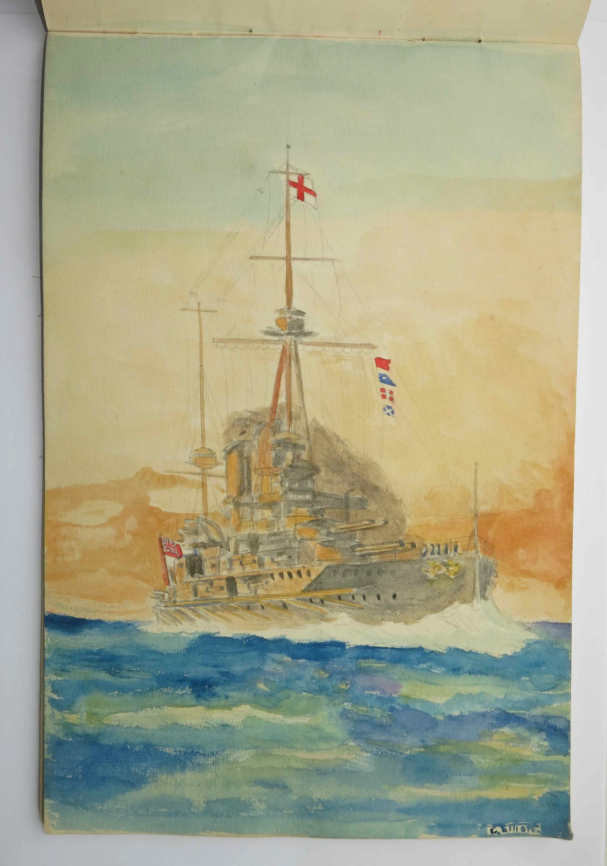 XIII. A North Sea sun-set in War-time.