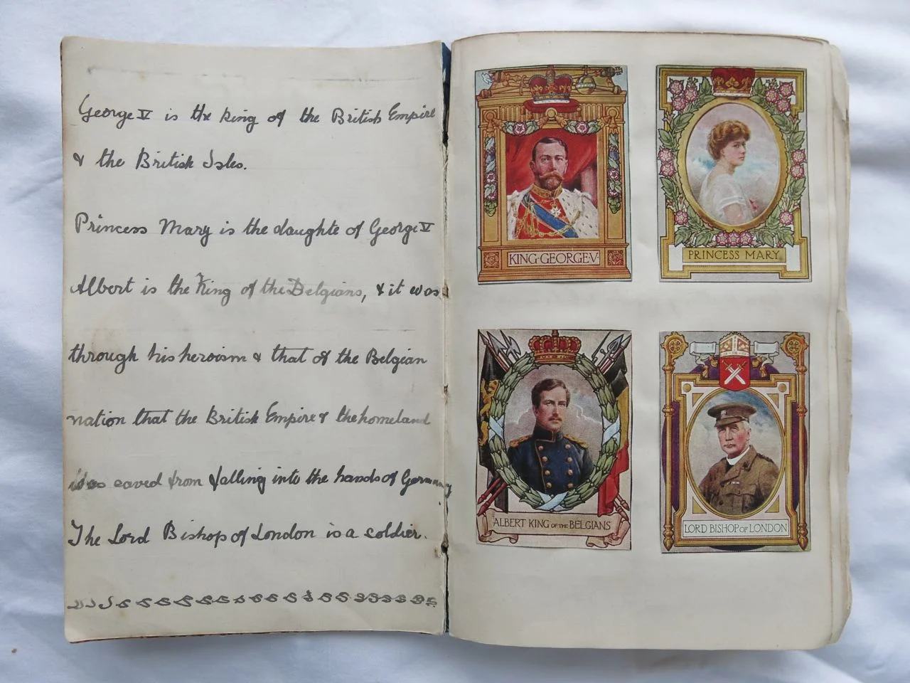King George V, Princess Mary, Albert King of the Belgians, Lord Bishop of London